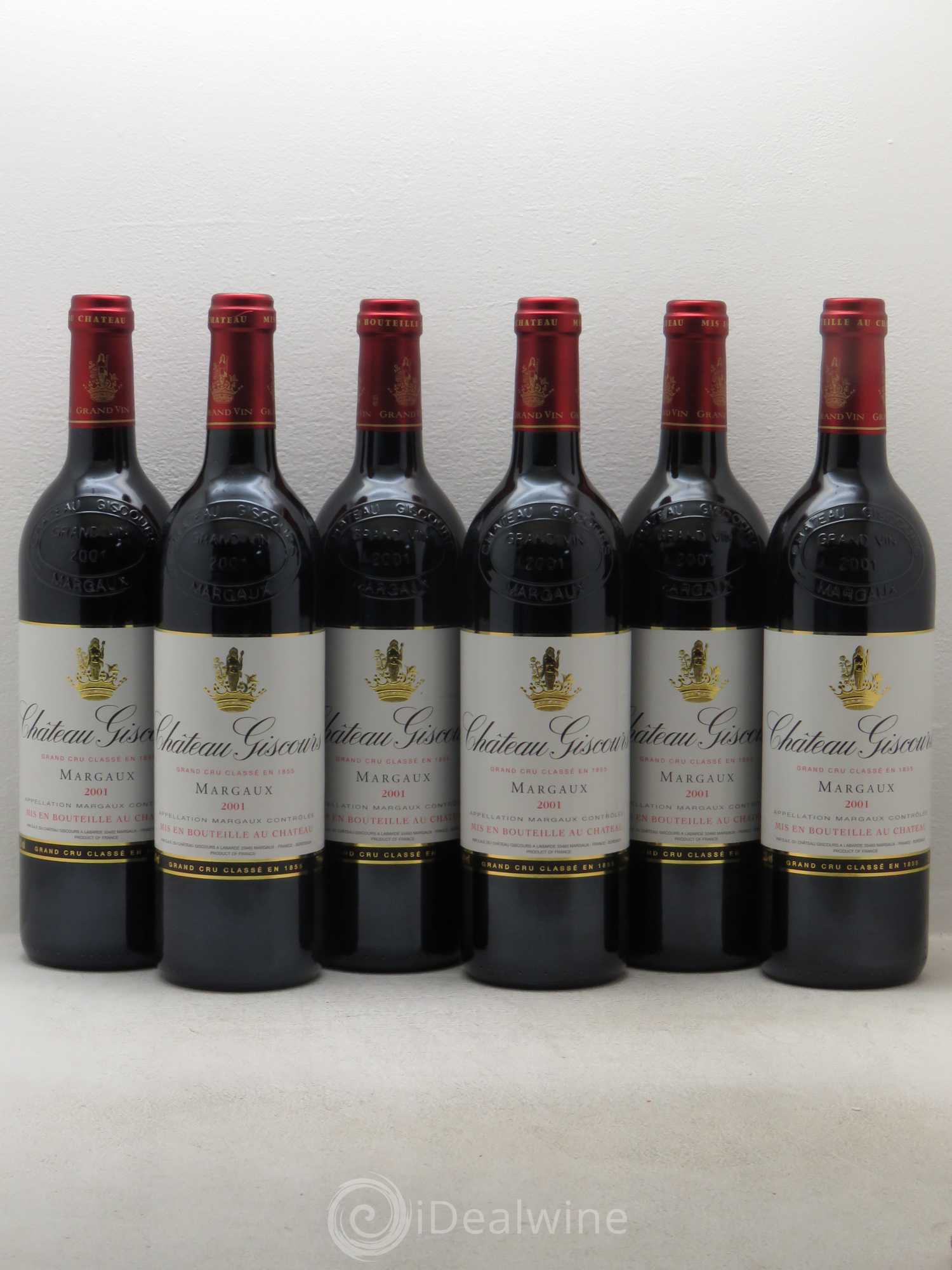 Château Giscours 3ème Grand Cru Classé 2001 - Lot de 6 bouteilles - 0