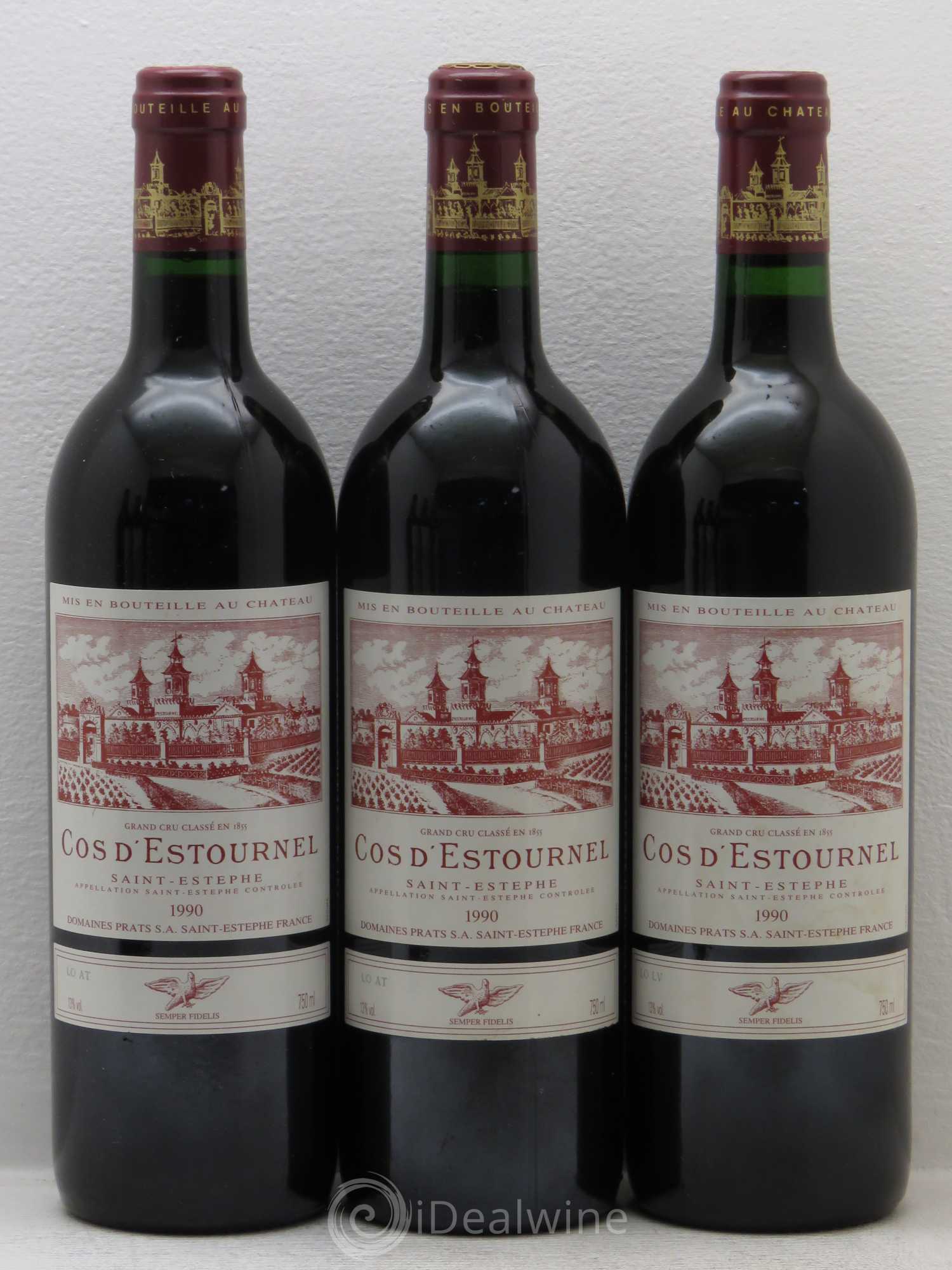 Cos d'Estournel 2ème Grand Cru Classé 1990 - Lot de 6 bouteilles - 1