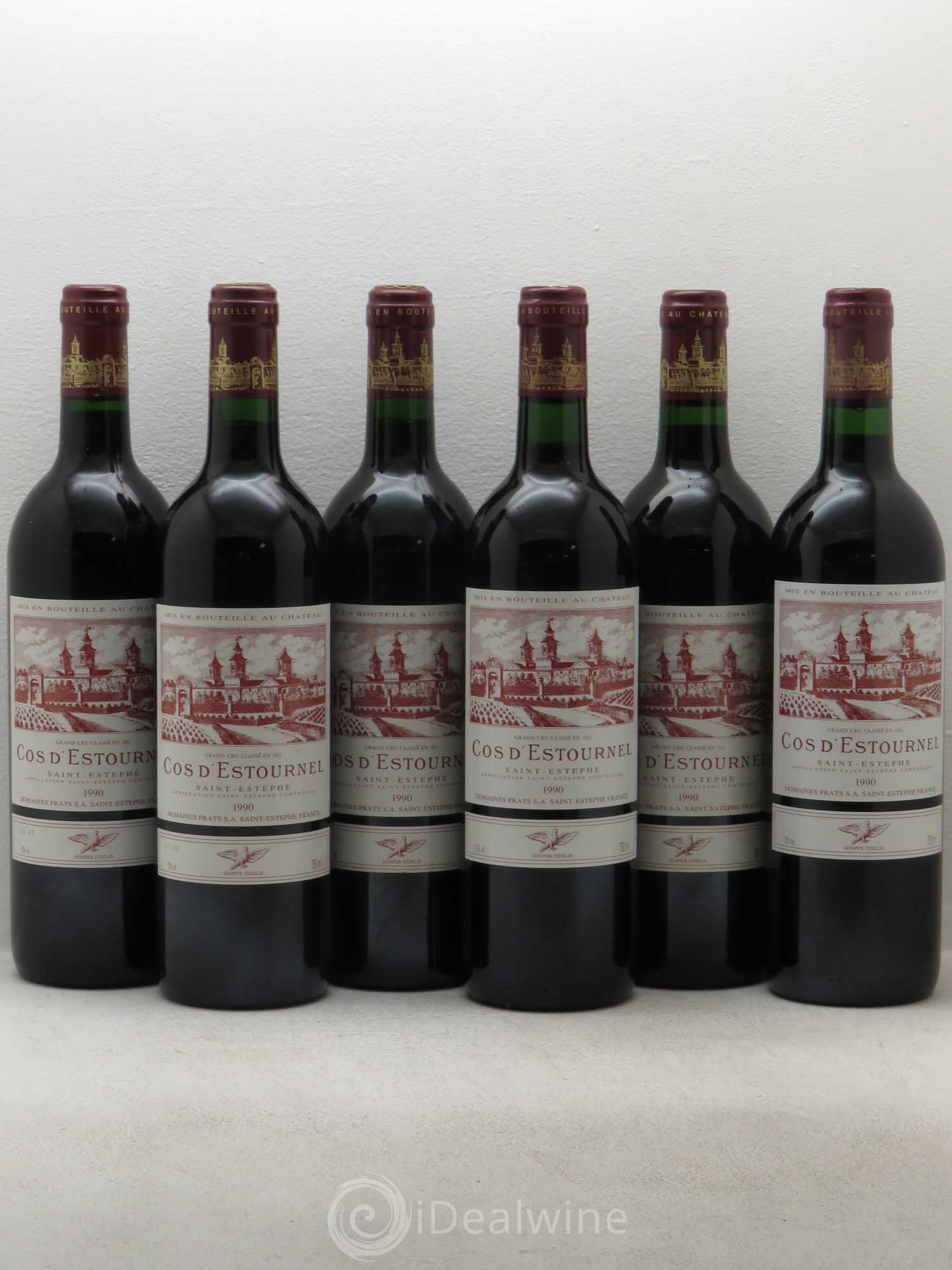 Cos d'Estournel 2ème Grand Cru Classé 1990 - Lot de 6 bouteilles - 0