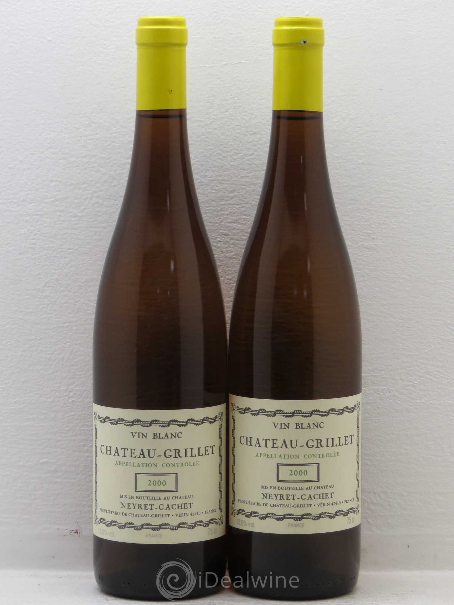 Rhône Château-Grillet AOC 2000 - Posten von 2 Flaschen - 0