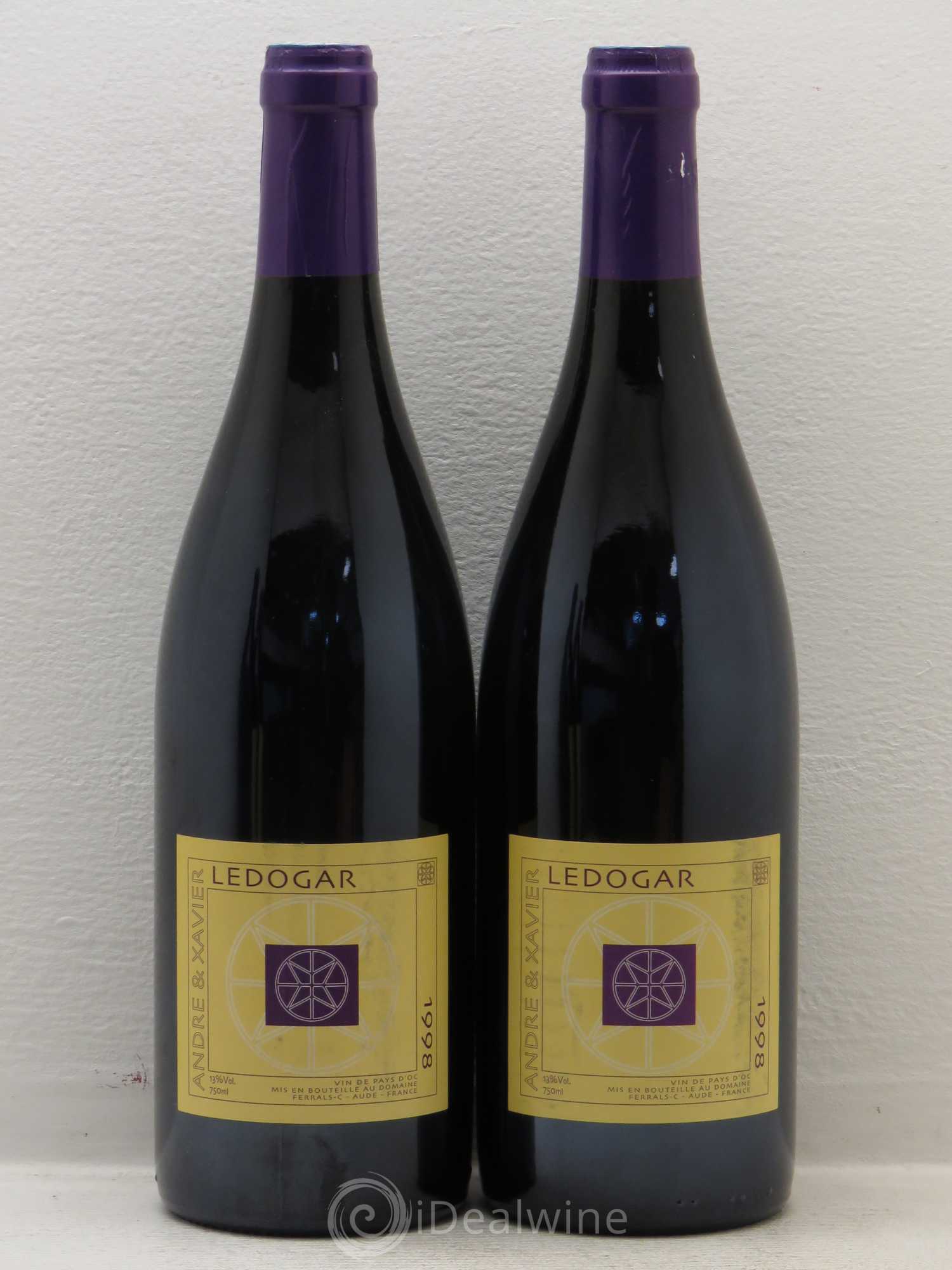Languedoc Vin de pays d'Oc Domaine Ledogar 1998 - Posten von 4 Flaschen - 1