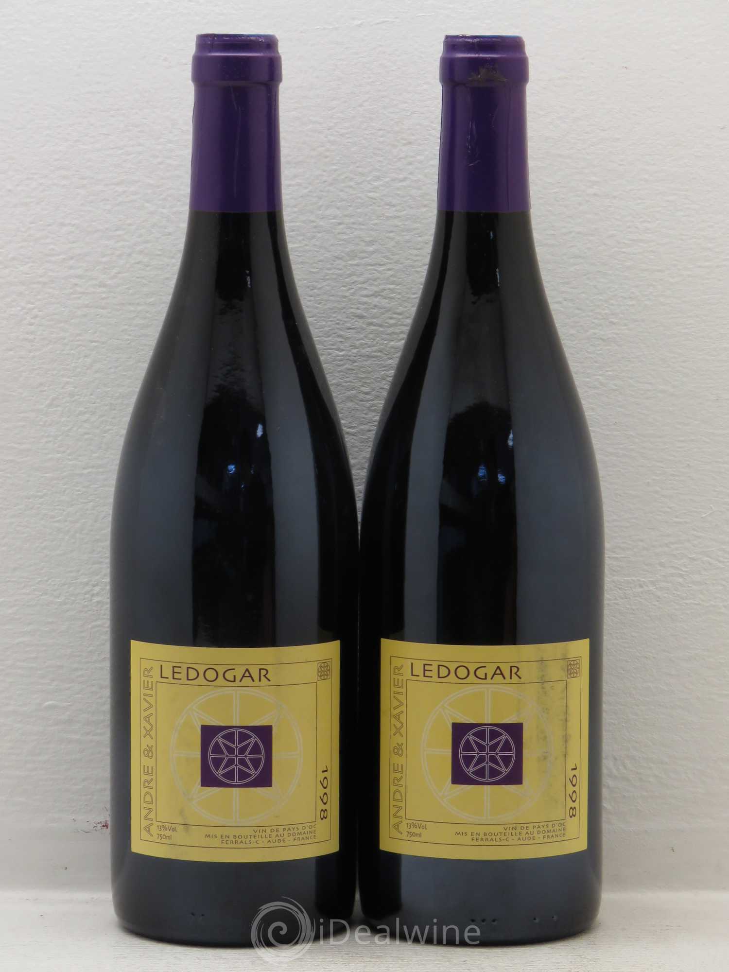 Languedoc Vin de pays d'Oc Domaine Ledogar 1998 - Posten von 4 Flaschen - 2
