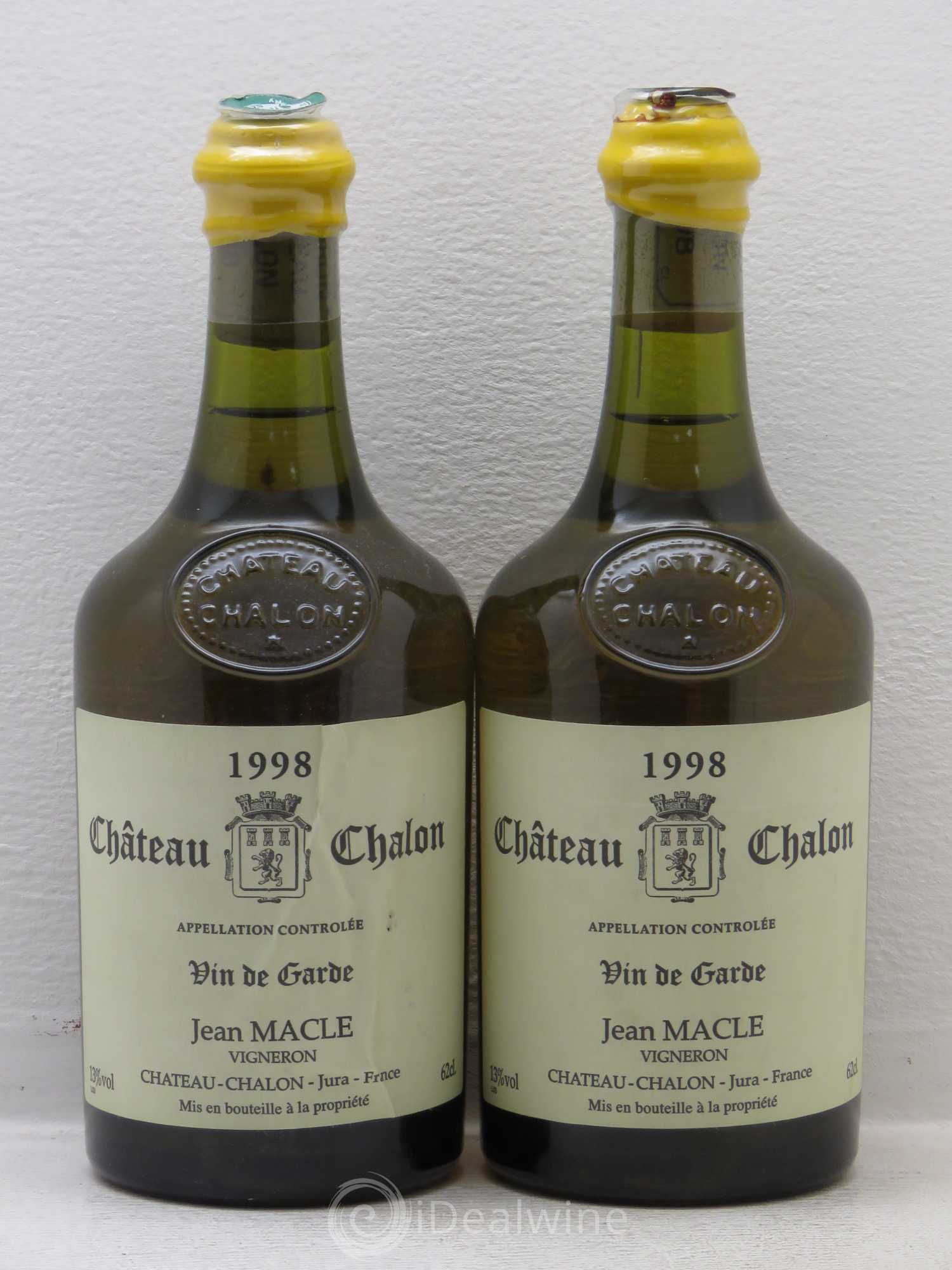 Château-Chalon Jean Macle 1998 - Lot de 2 bouteilles - 0
