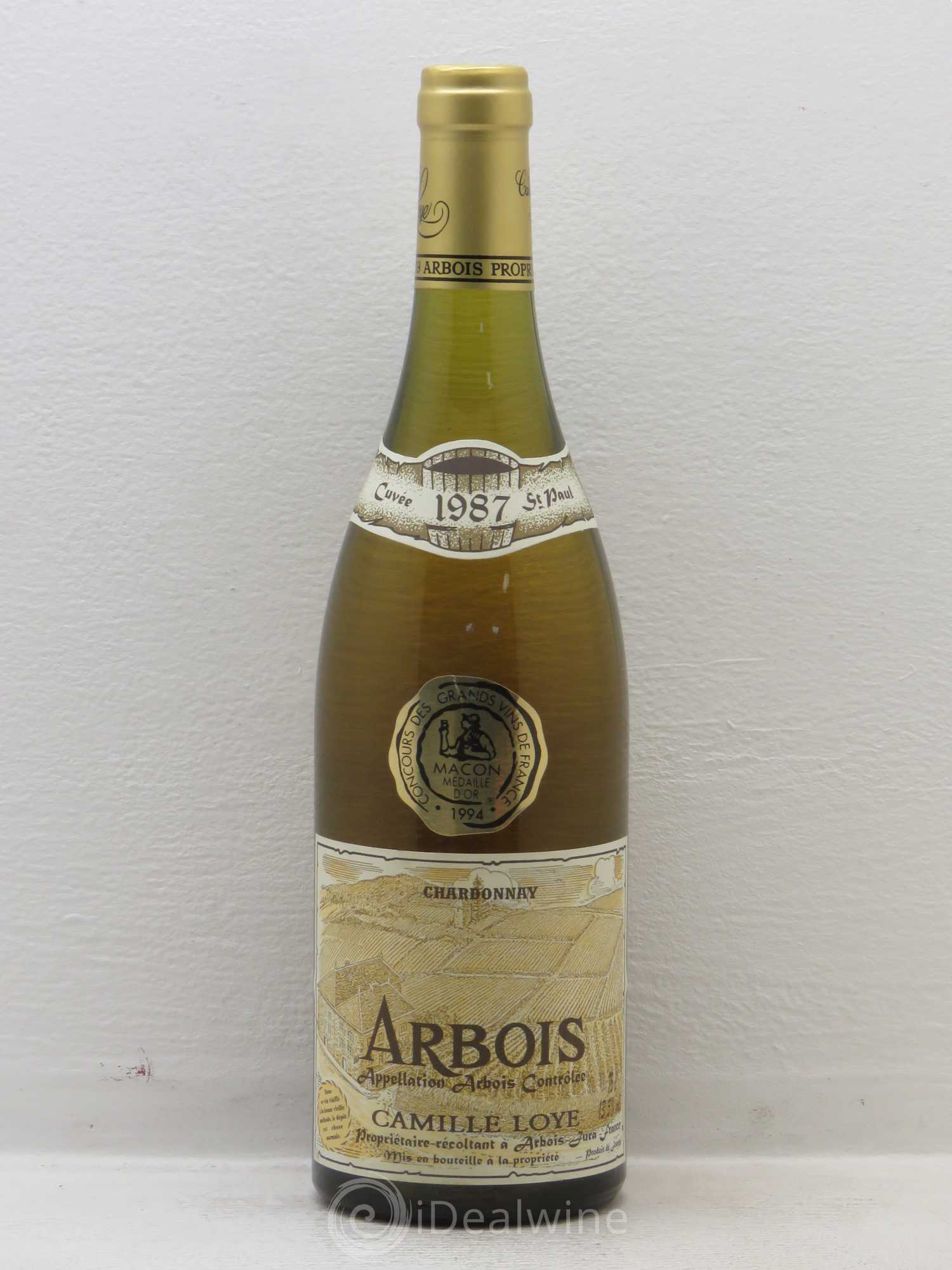 Arbois Camille Loye Chardonnay St Paul 1987 - Posten von 1 Flasche - 0