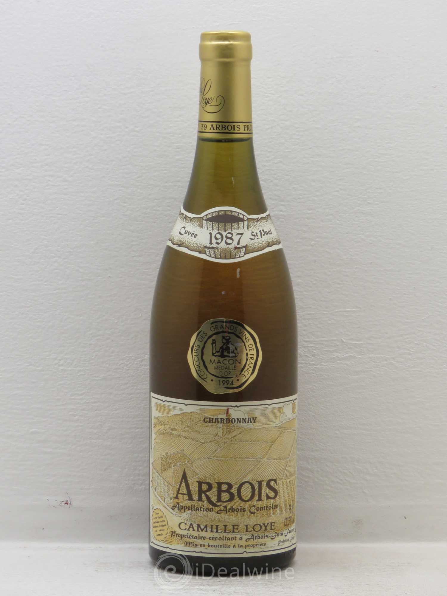 Arbois Camille Loye Chardonnay St Paul 1987 - Posten von 1 Flasche - 0