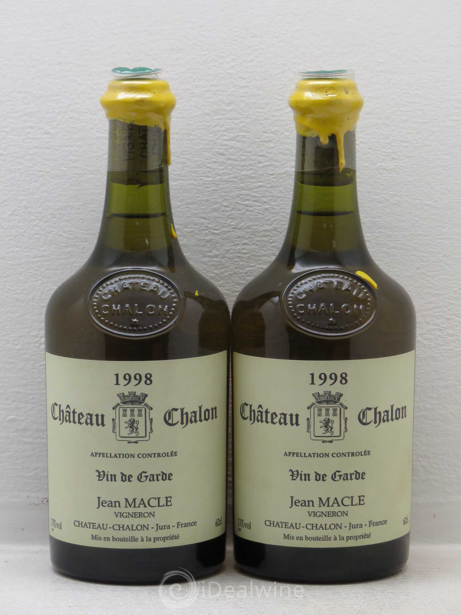 Château-Chalon Jean Macle 1998 - Lot de 2 bouteilles - 0