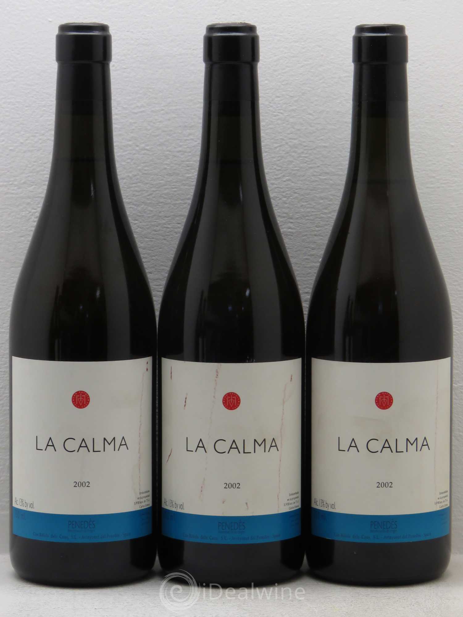 Espagne Penedès D.O Can Rafols Dels Caus La Calma 2002 - Posten von 5 Flaschen - 1