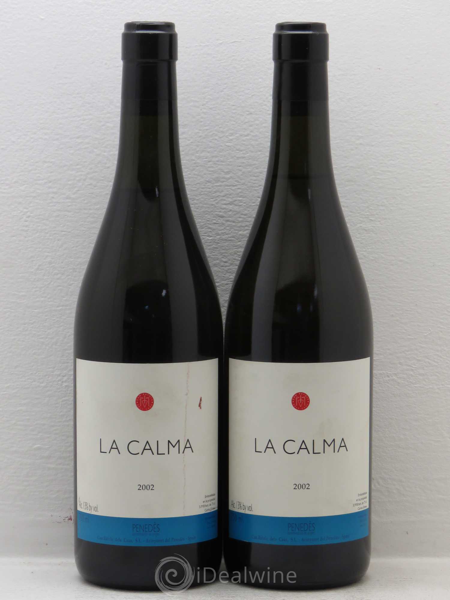 Espagne Penedès D.O Can Rafols Dels Caus La Calma 2002 - Posten von 5 Flaschen - 2