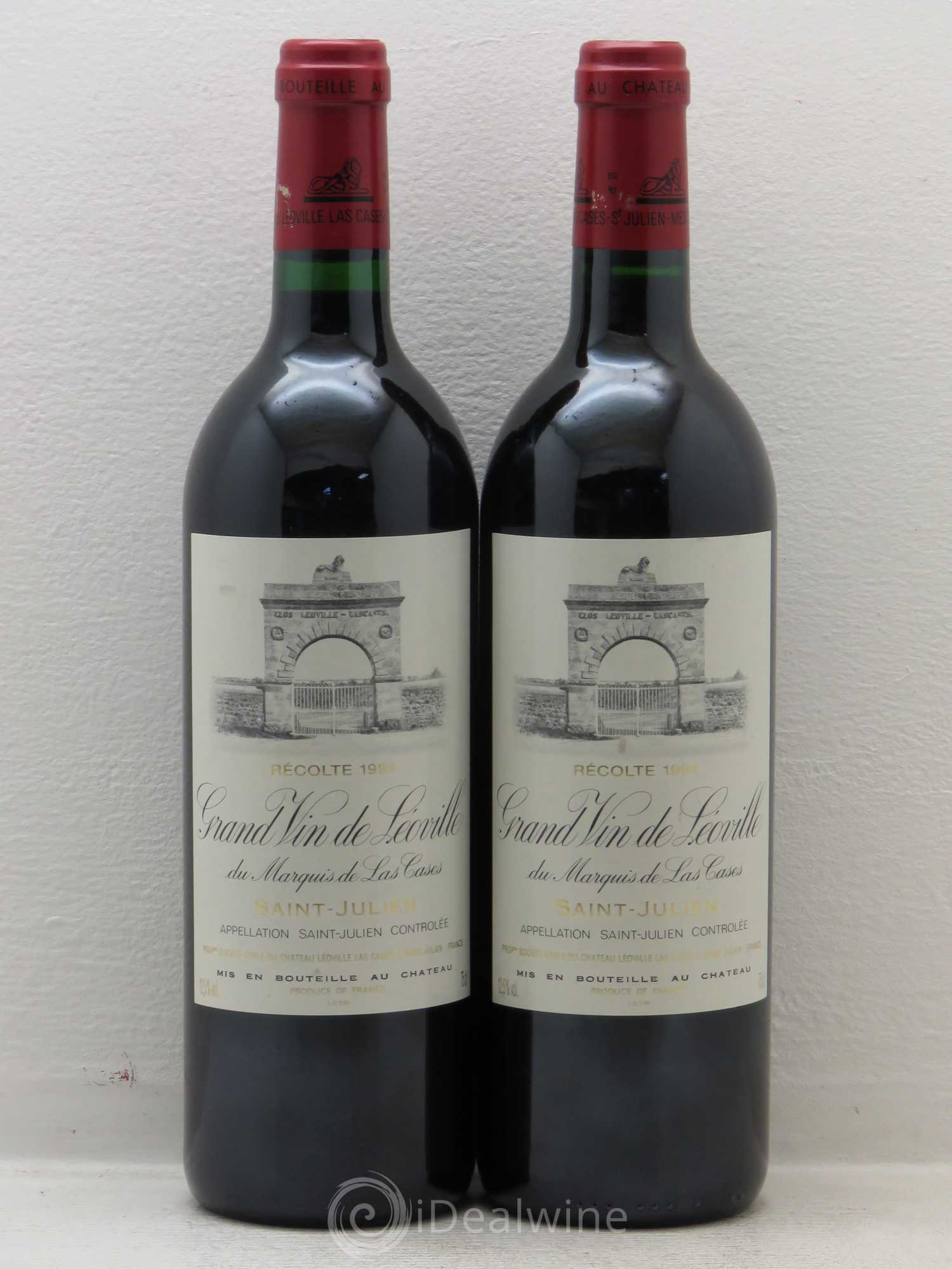 Château Léoville Las Cases 2ème Grand Cru Classé 1994 - Lot de 4 bouteilles - 2