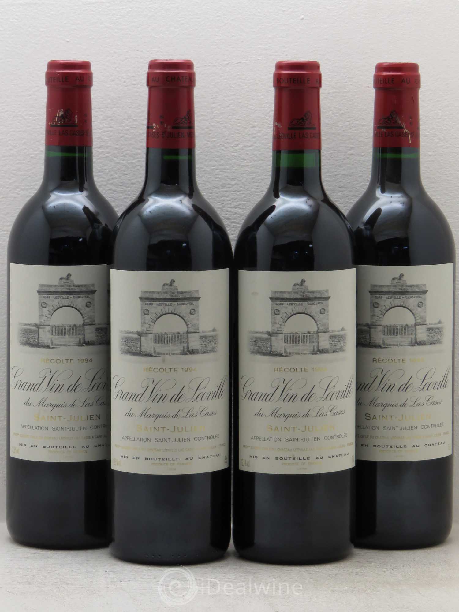 Château Léoville Las Cases 2ème Grand Cru Classé 1994 - Lot de 4 bouteilles - 0
