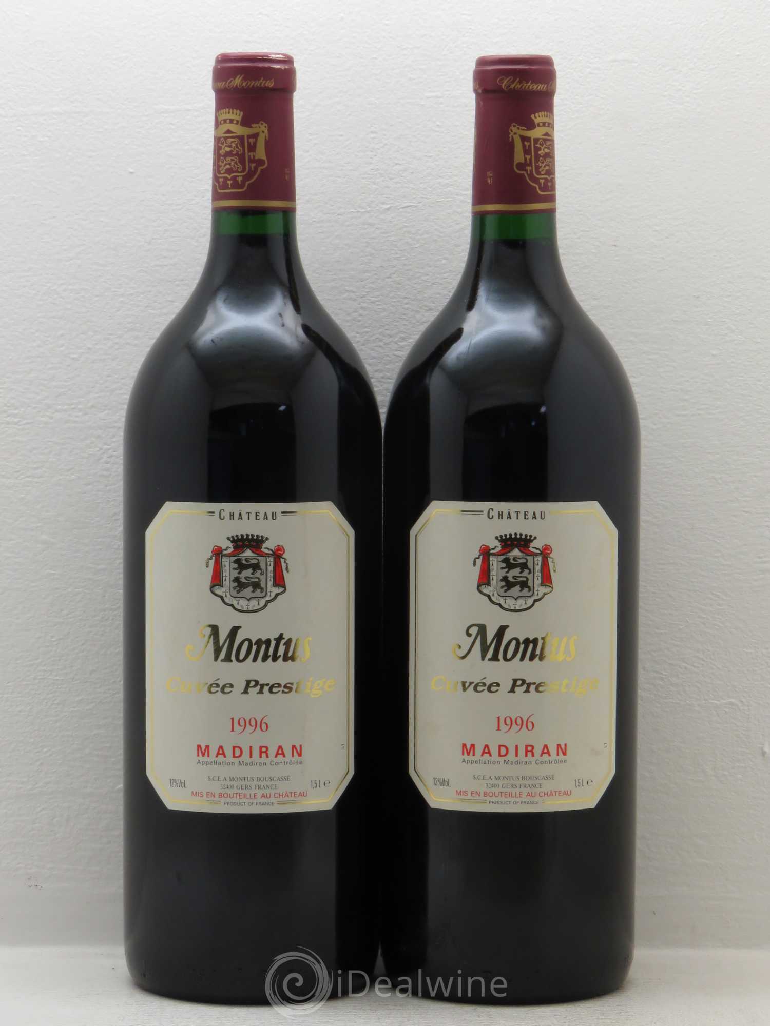 Madiran Château Montus-Prestige Alain Brumont 1996 - Lot de 2 magnums - 0