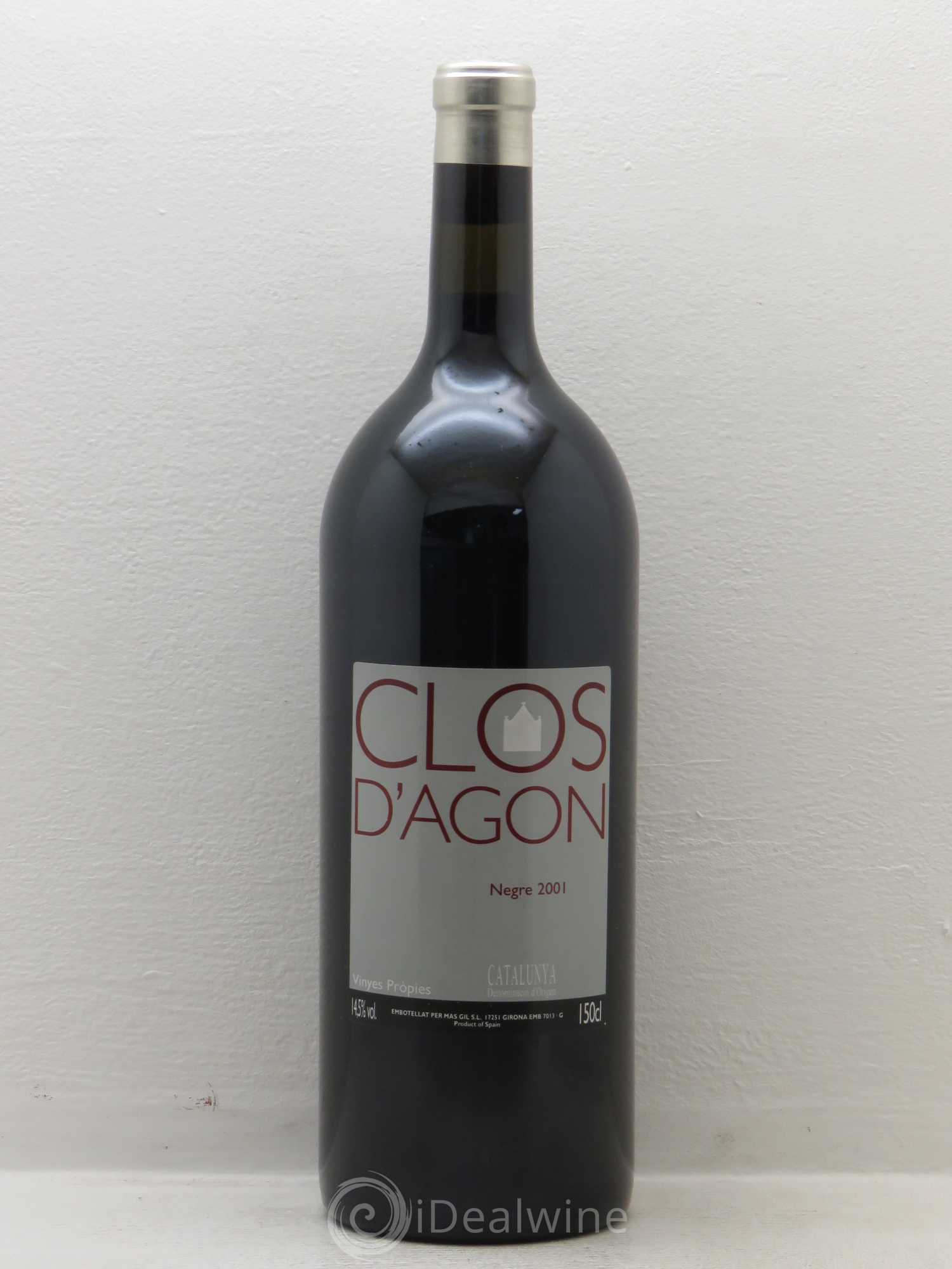 Espagne D.O Catalunya Mas Gil SL Clos d'Agon 2001 - Posten von 1 Magnum - 0
