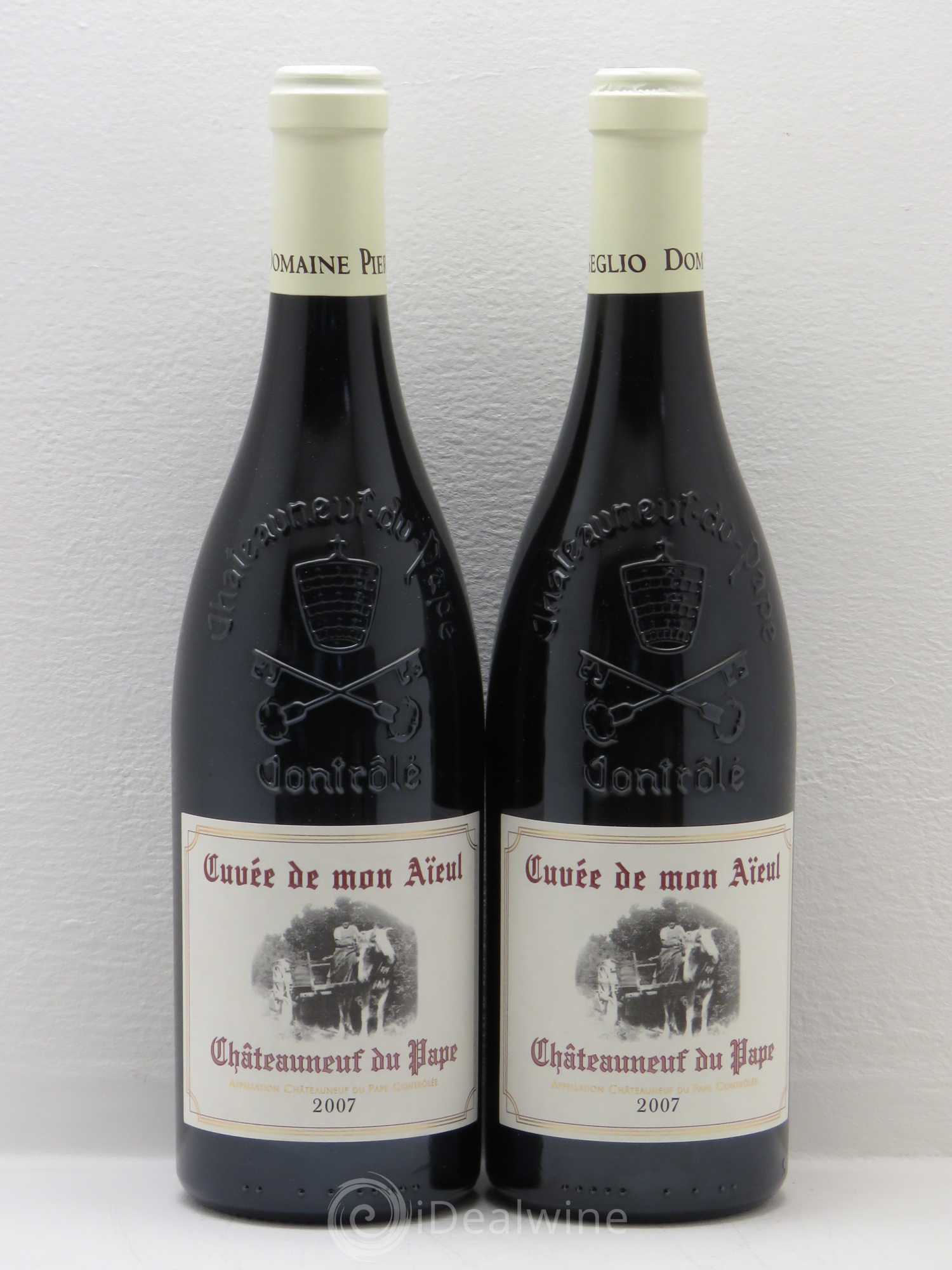 Châteauneuf-du-Pape Cuvée de mon Aïeul Pierre Usseglio & Fils 2007 - Lot de 2 bouteilles - 0