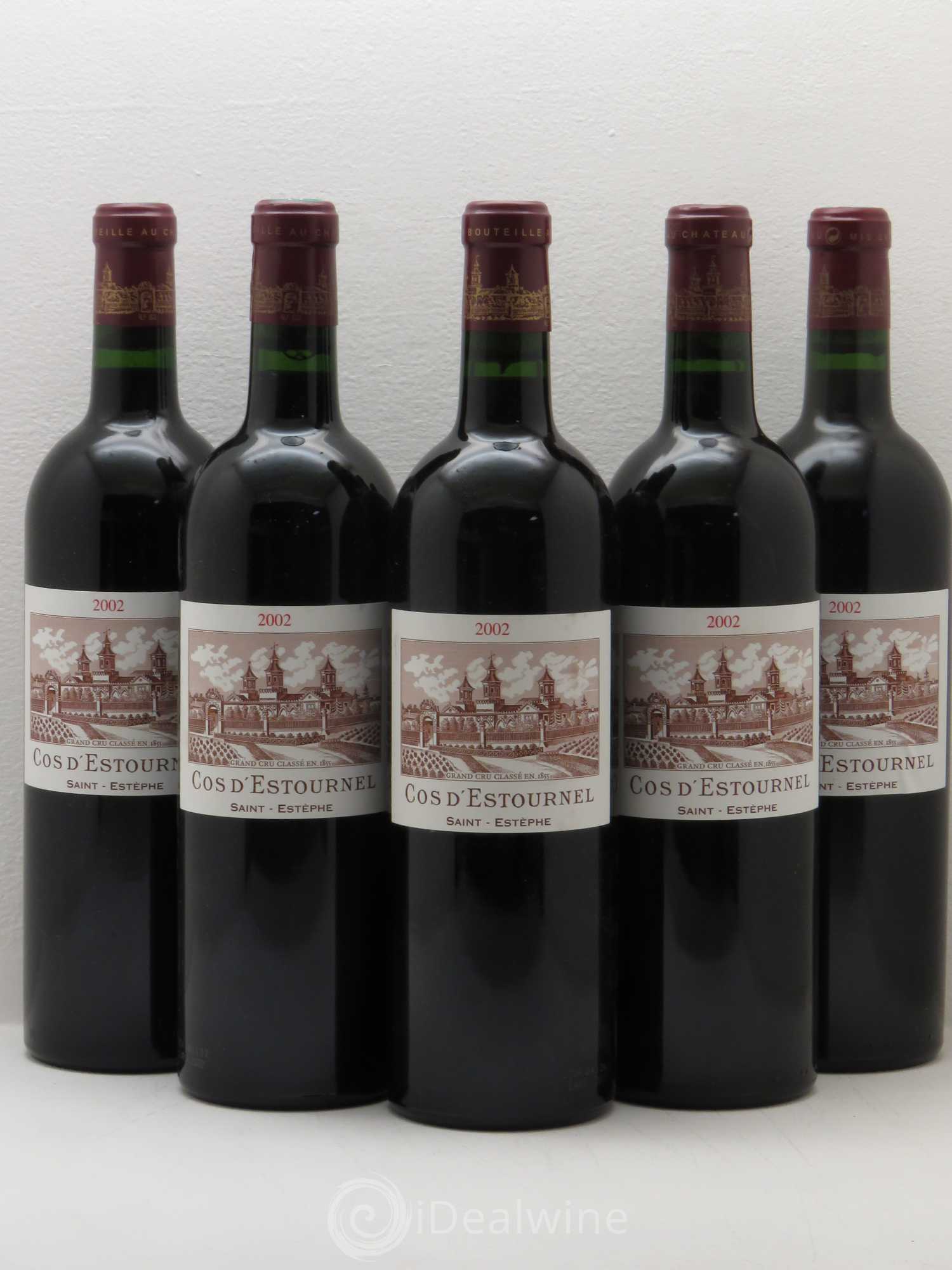 Cos d'Estournel 2ème Grand Cru Classé 2002 - Lot de 5 bouteilles - 0
