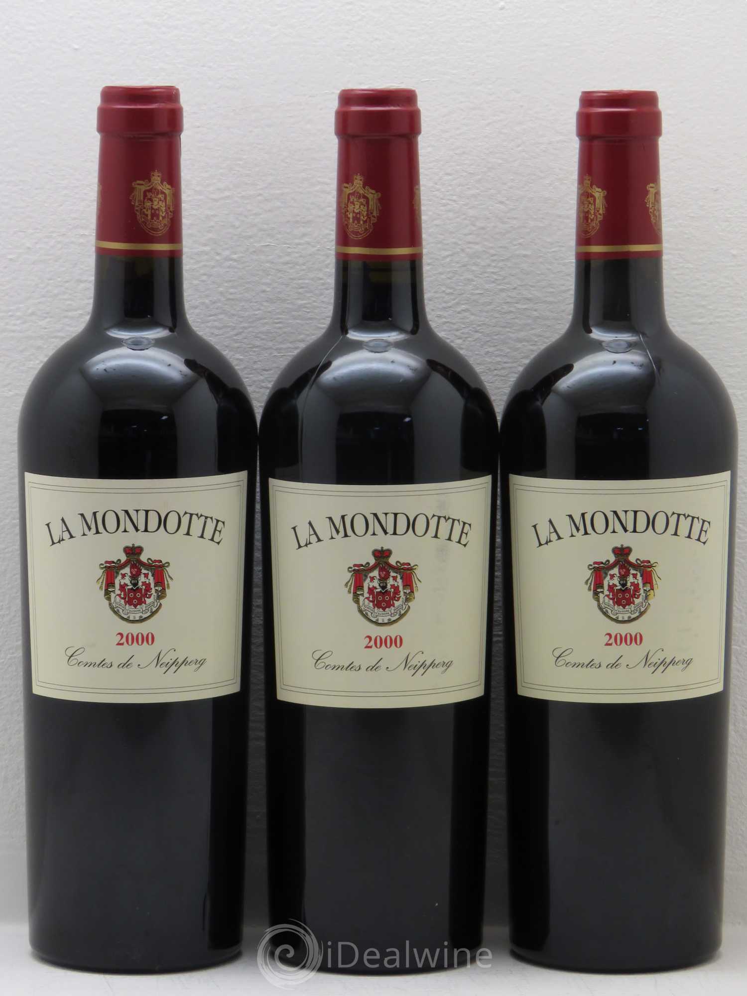 La Mondotte 1er Grand Cru Classé B depuis 2012 2000 - Lot de 3 bouteilles - 0