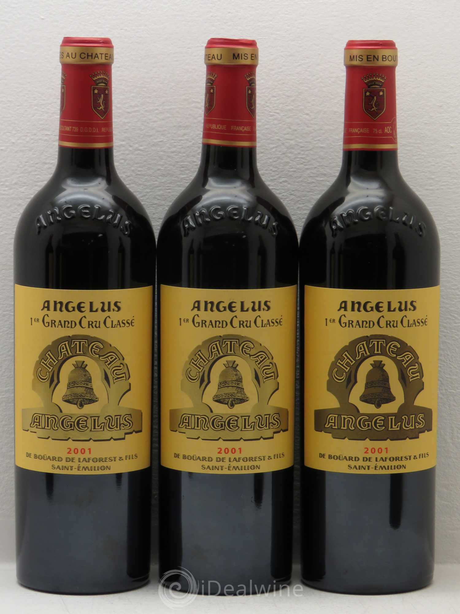 Château Angélus 1er Grand Cru Classé A 2001 - Lot de 6 bouteilles - 2