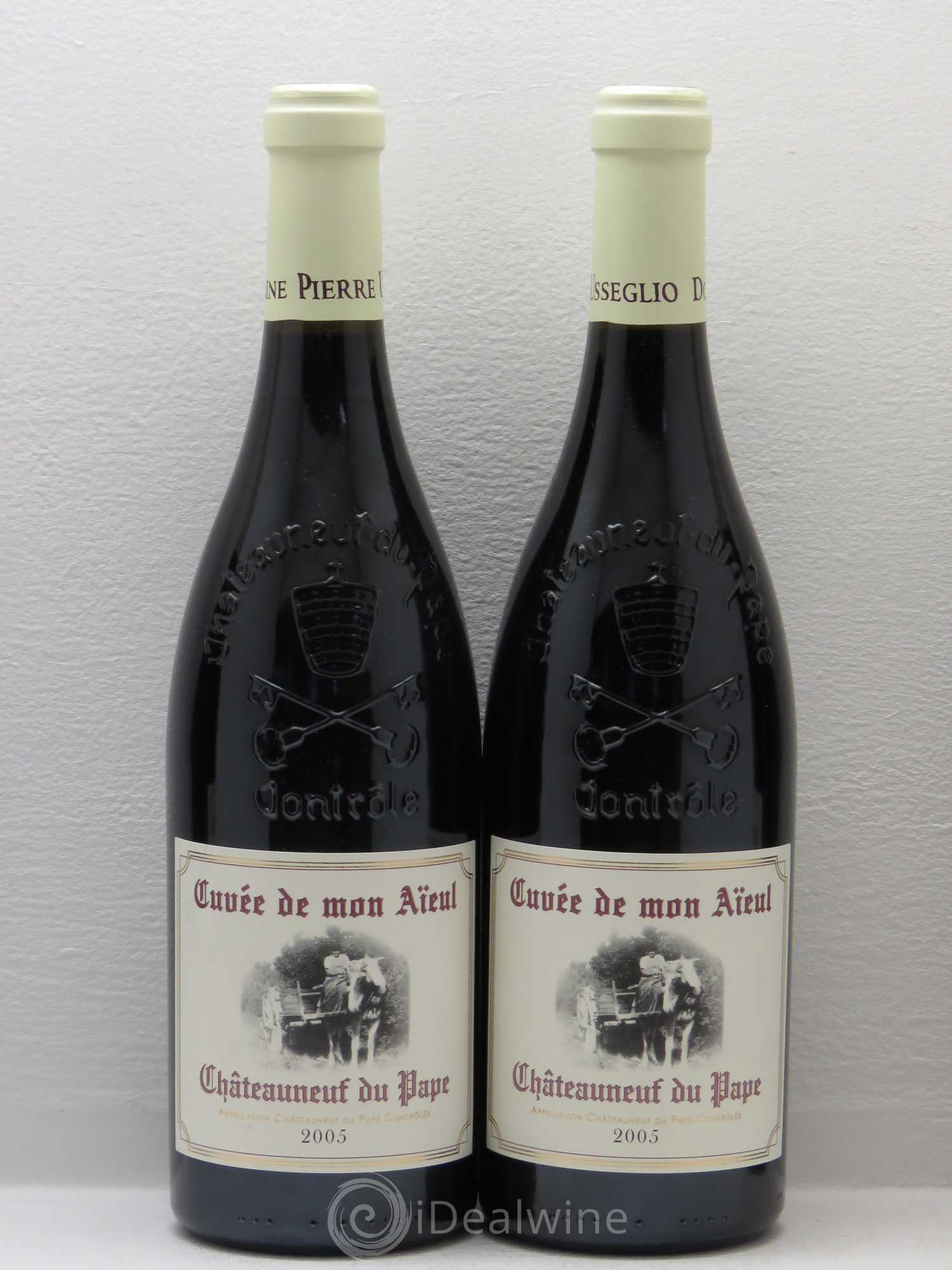 Châteauneuf-du-Pape Cuvée de mon Aïeul Pierre Usseglio & Fils 2005 - Lot de 4 bouteilles - 1