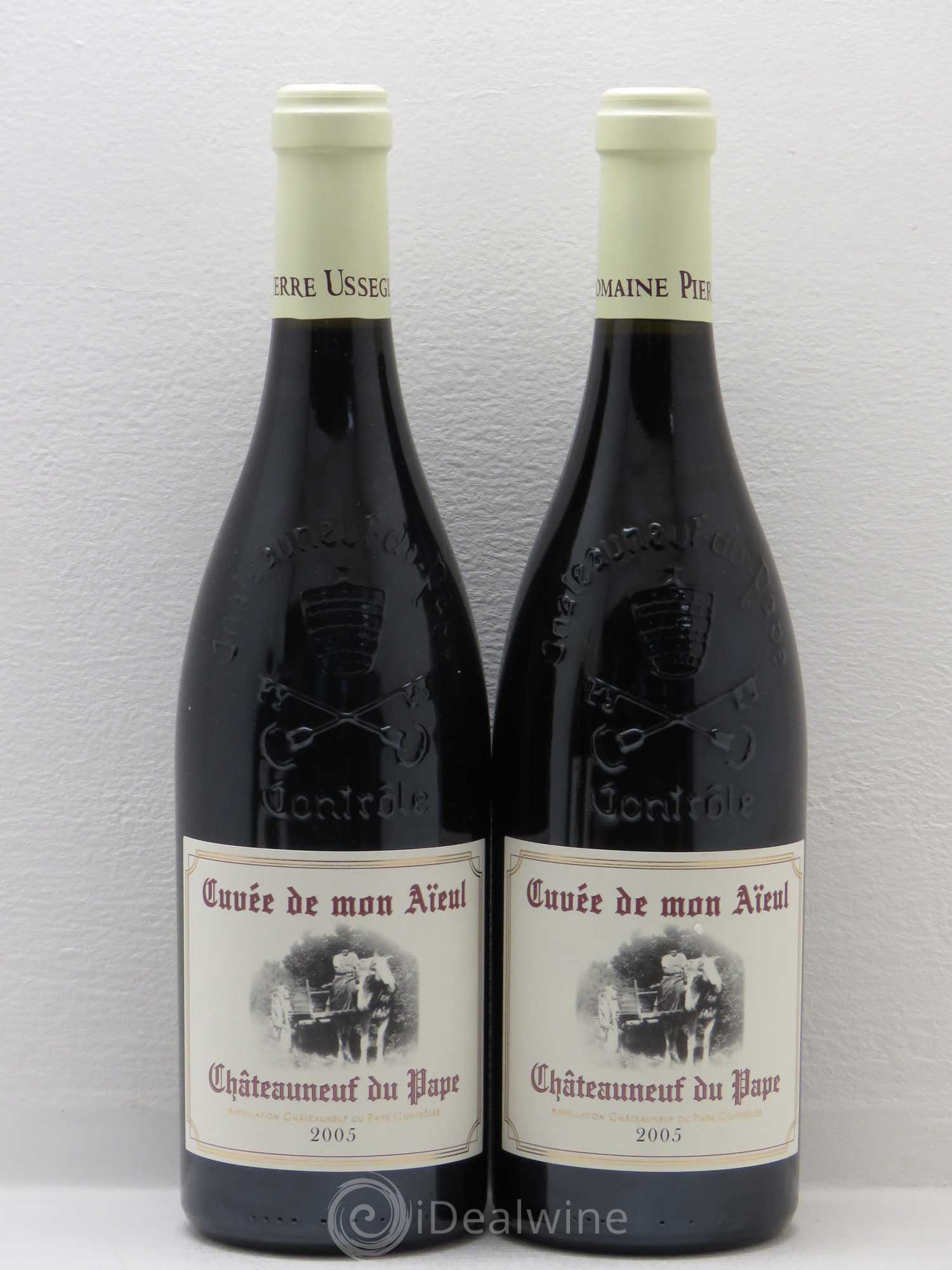 Châteauneuf-du-Pape Cuvée de mon Aïeul Pierre Usseglio & Fils 2005 - Lot de 4 bouteilles - 2