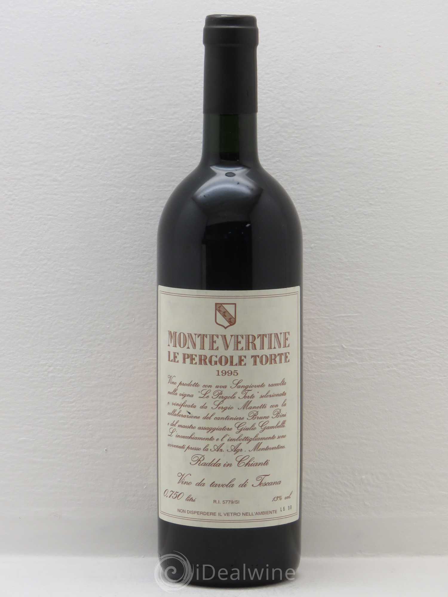 Toscana IGT Montevertine Le Pergole Torte Famille Manetti 1995 - Lot de 1 bouteille - 1