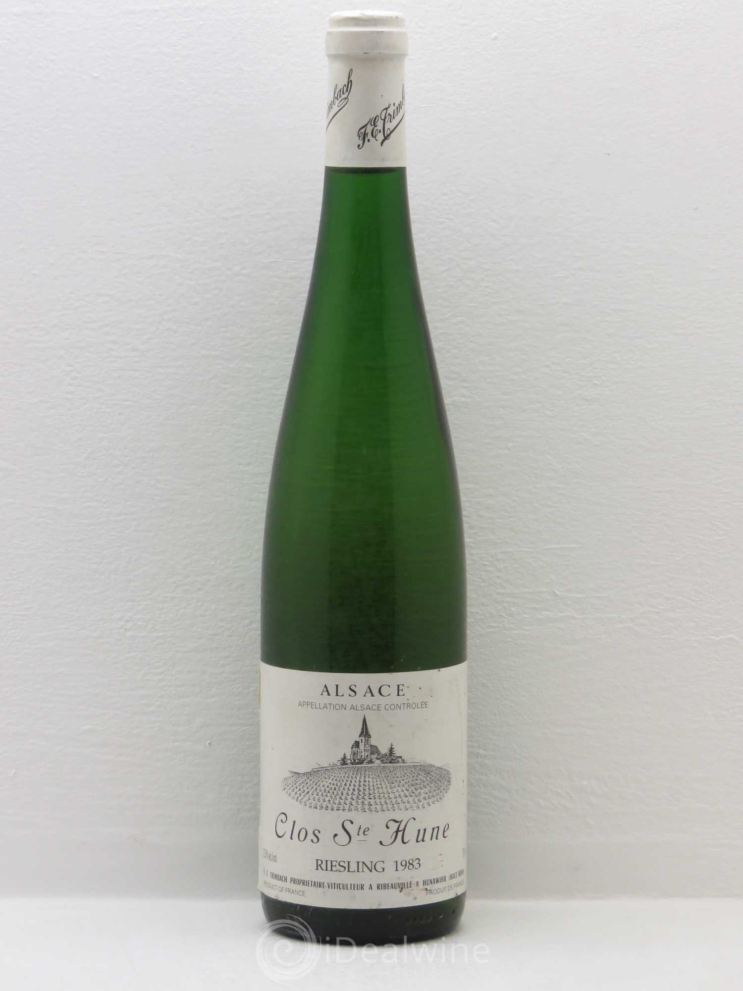 Alsace Riesling Clos Sainte-Hune Trimbach (Domaine) 1983 - Lot de 1 bouteille - 0