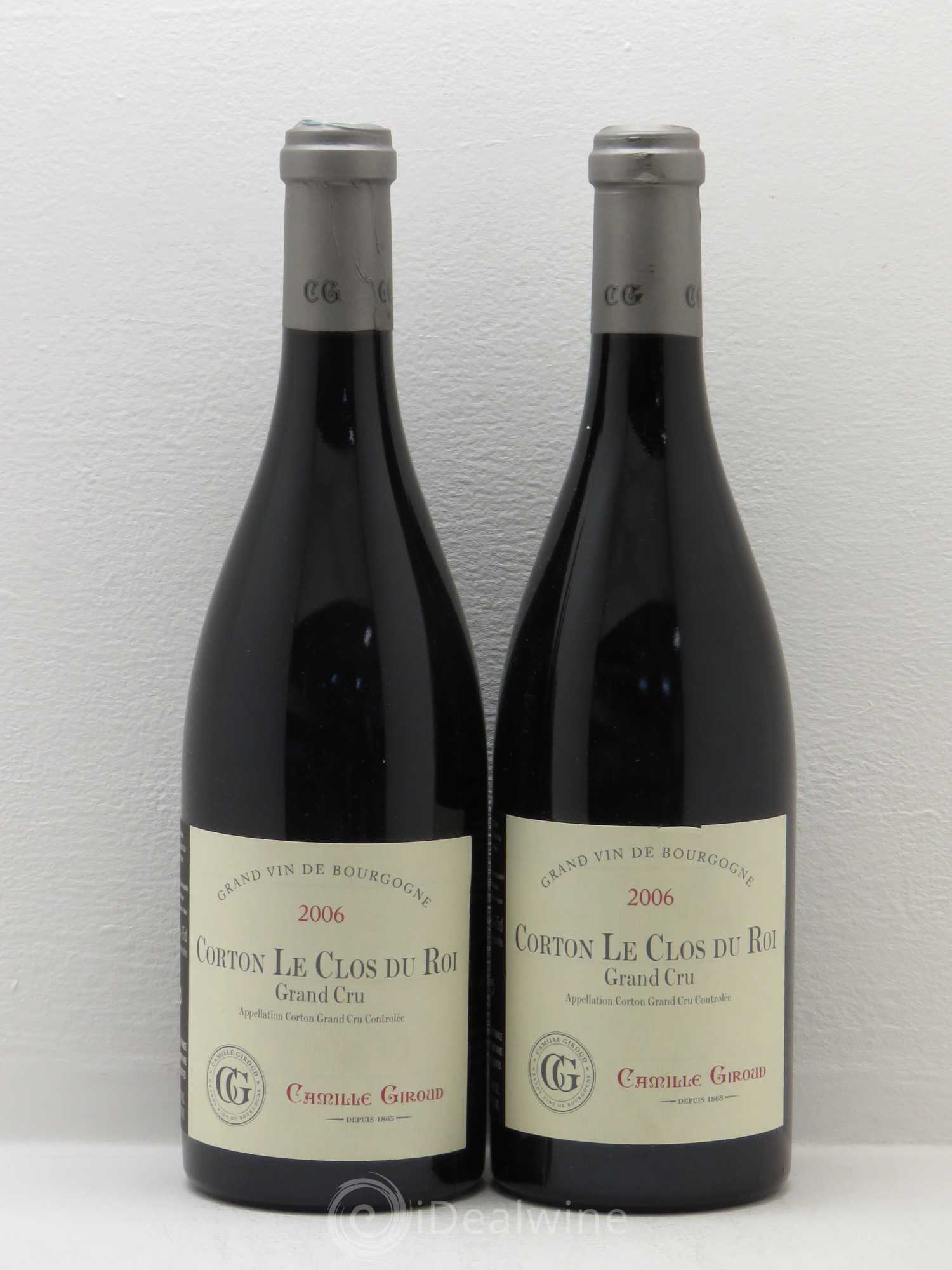 Corton Grand Cru Domaine Camille Giroud Clos Du Roi 2006 - Posten von 2 Flaschen - 0