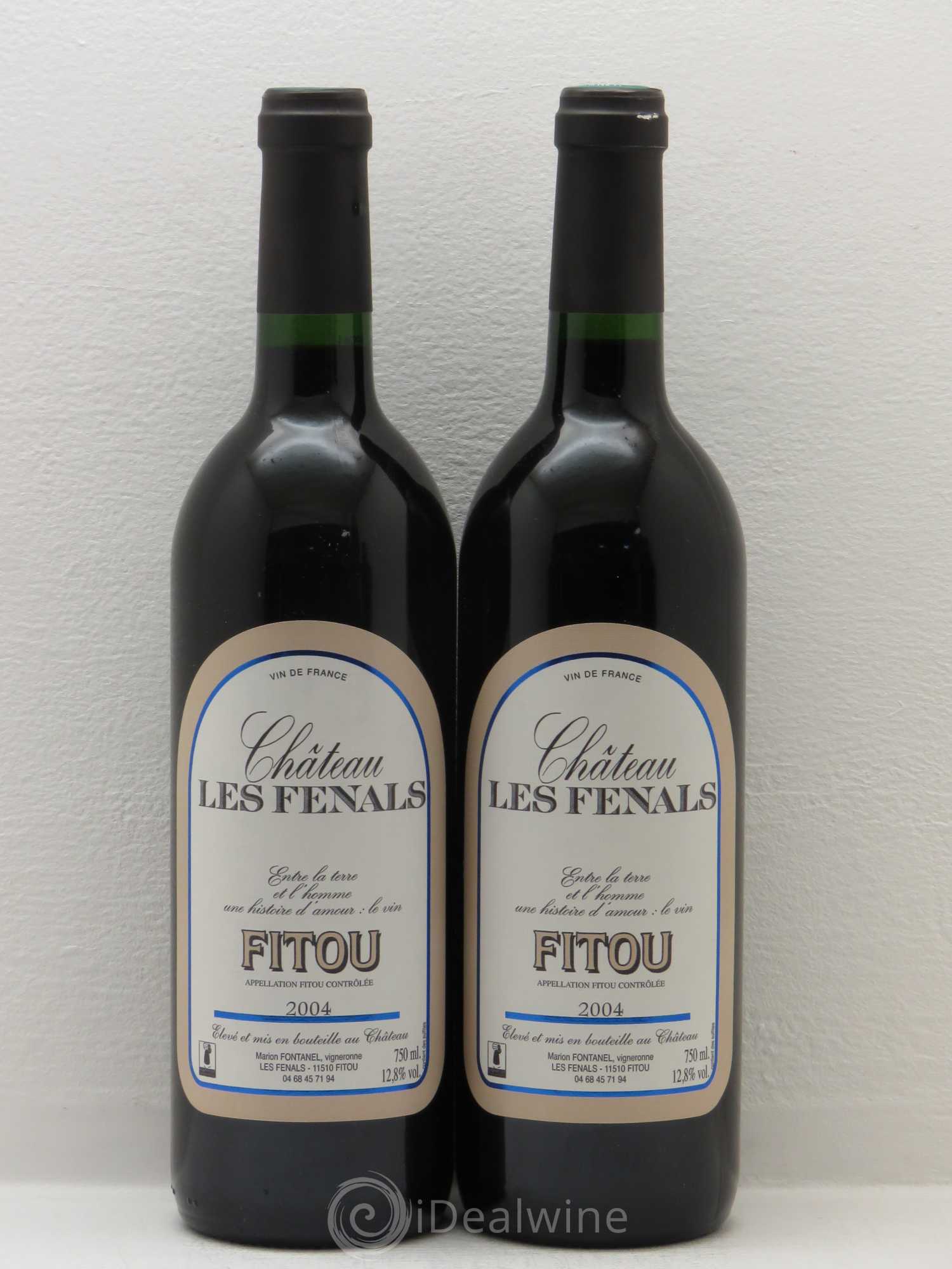 Fitou Champ des Soeurs Château Les Fenals 2004 - Posten von 2 Flaschen - 0