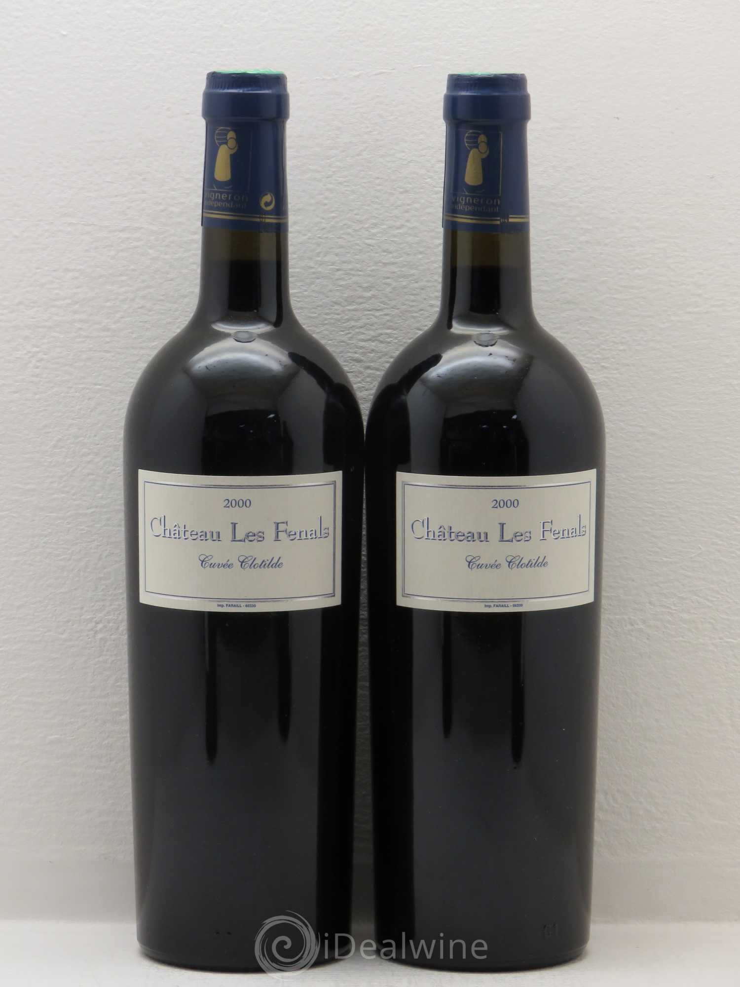 Fitou Champ des Soeurs Cuvée Clotilde Château Les Fenals 2000 - Posten von 2 Flaschen - 0