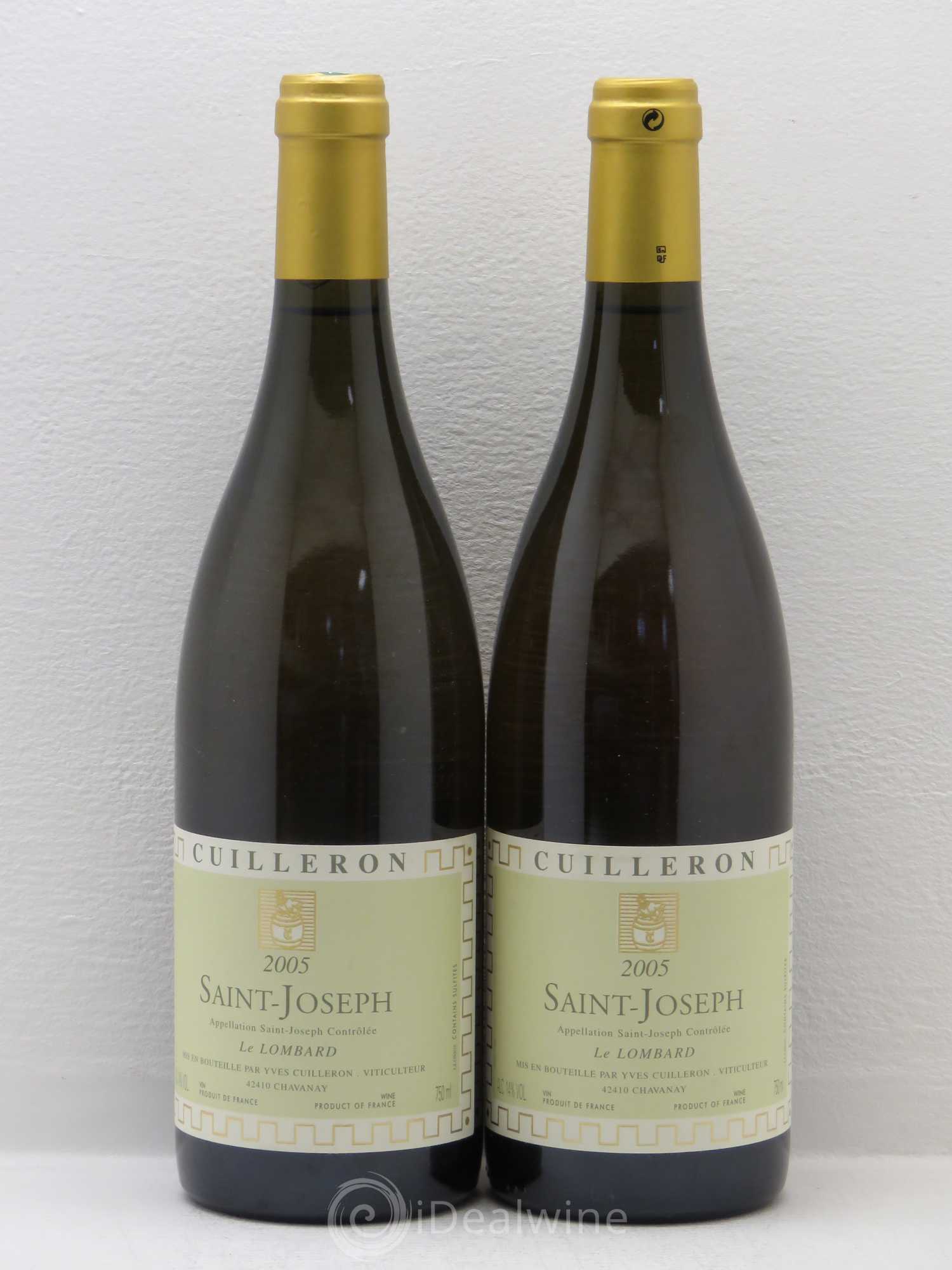 Saint-Joseph Domaine Cuilleron Cuvee Les Lombards 2005 - Posten von 2 Flaschen - 0