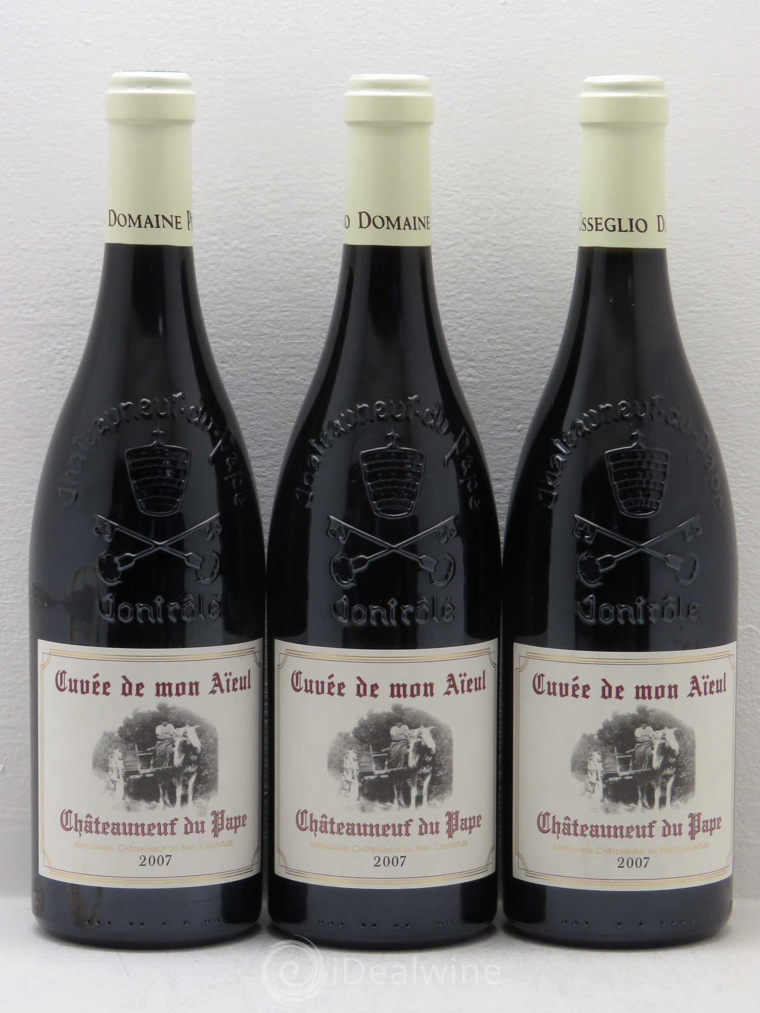 Châteauneuf-du-Pape Cuvée de mon Aïeul Pierre Usseglio & Fils 2007 - Lot de 3 bouteilles - 0