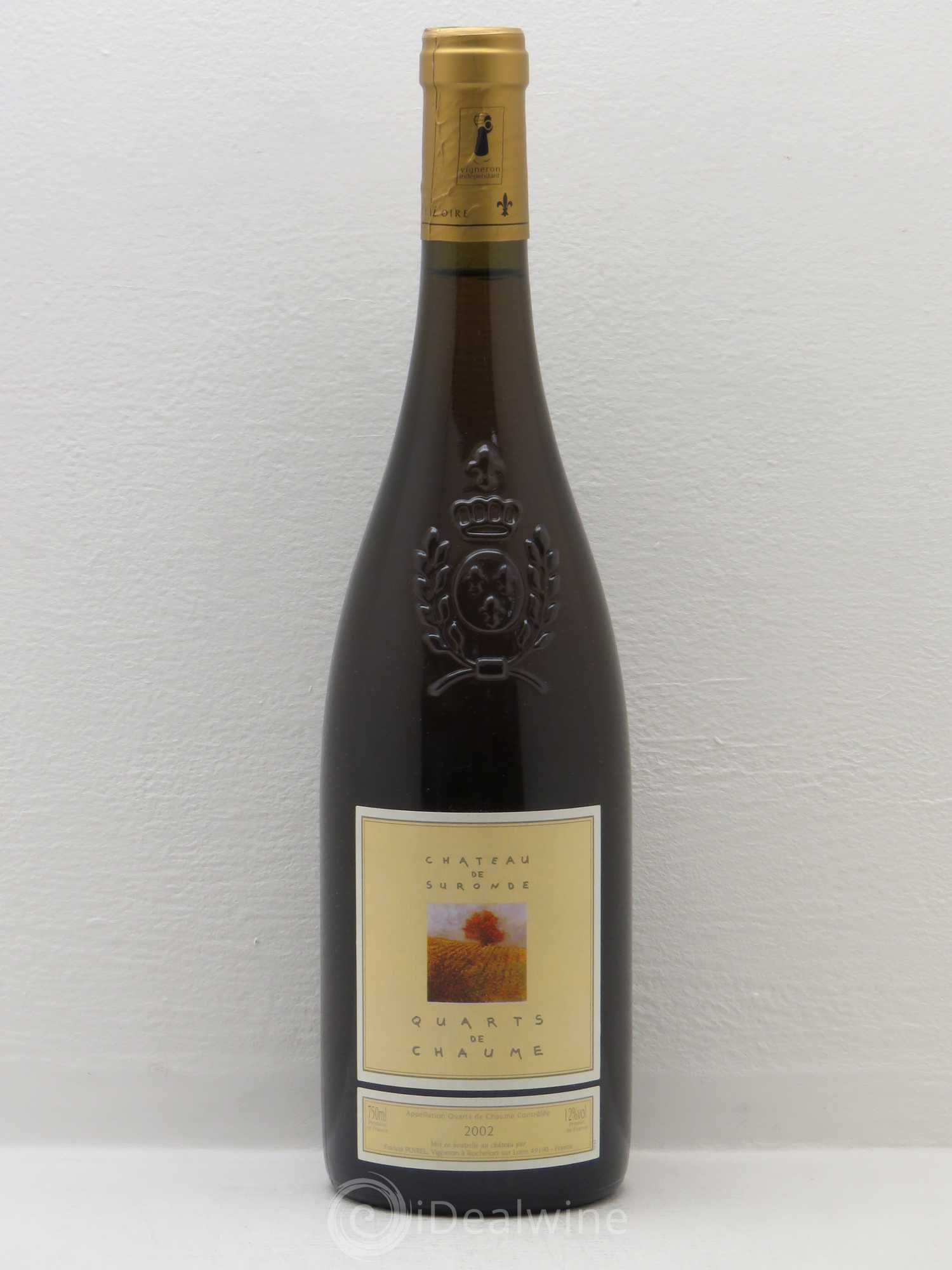 Quarts de Chaume Château de Suronde 2002 - Lotto di 1 bottiglia - 0