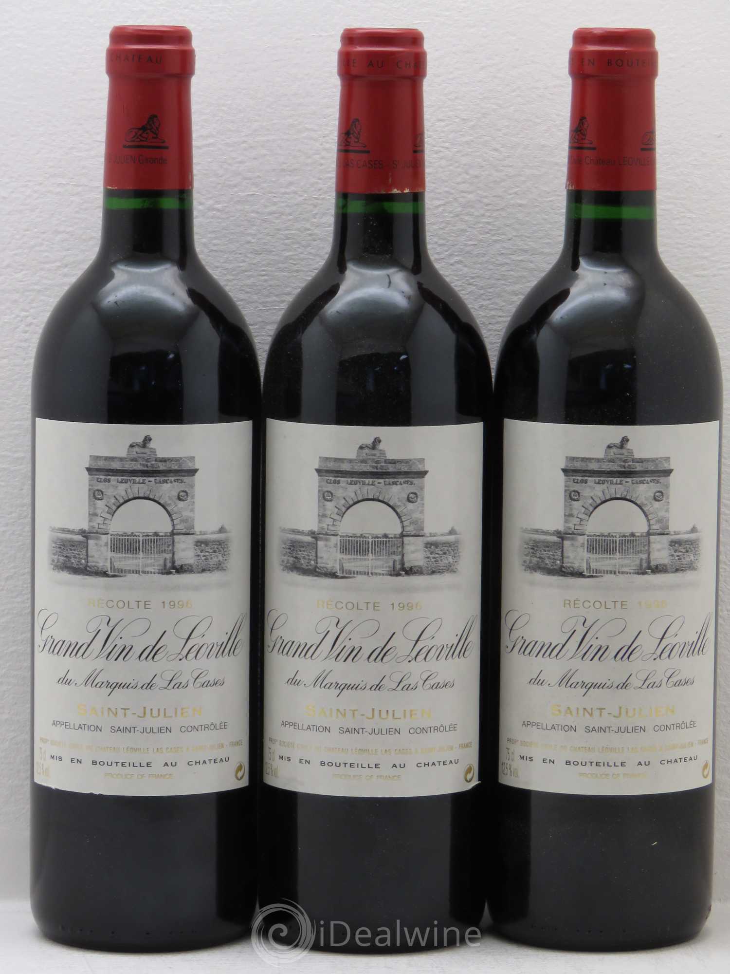 Château Léoville Las Cases 2ème Grand Cru Classé 1996 - Lot de 6 bouteilles - 2
