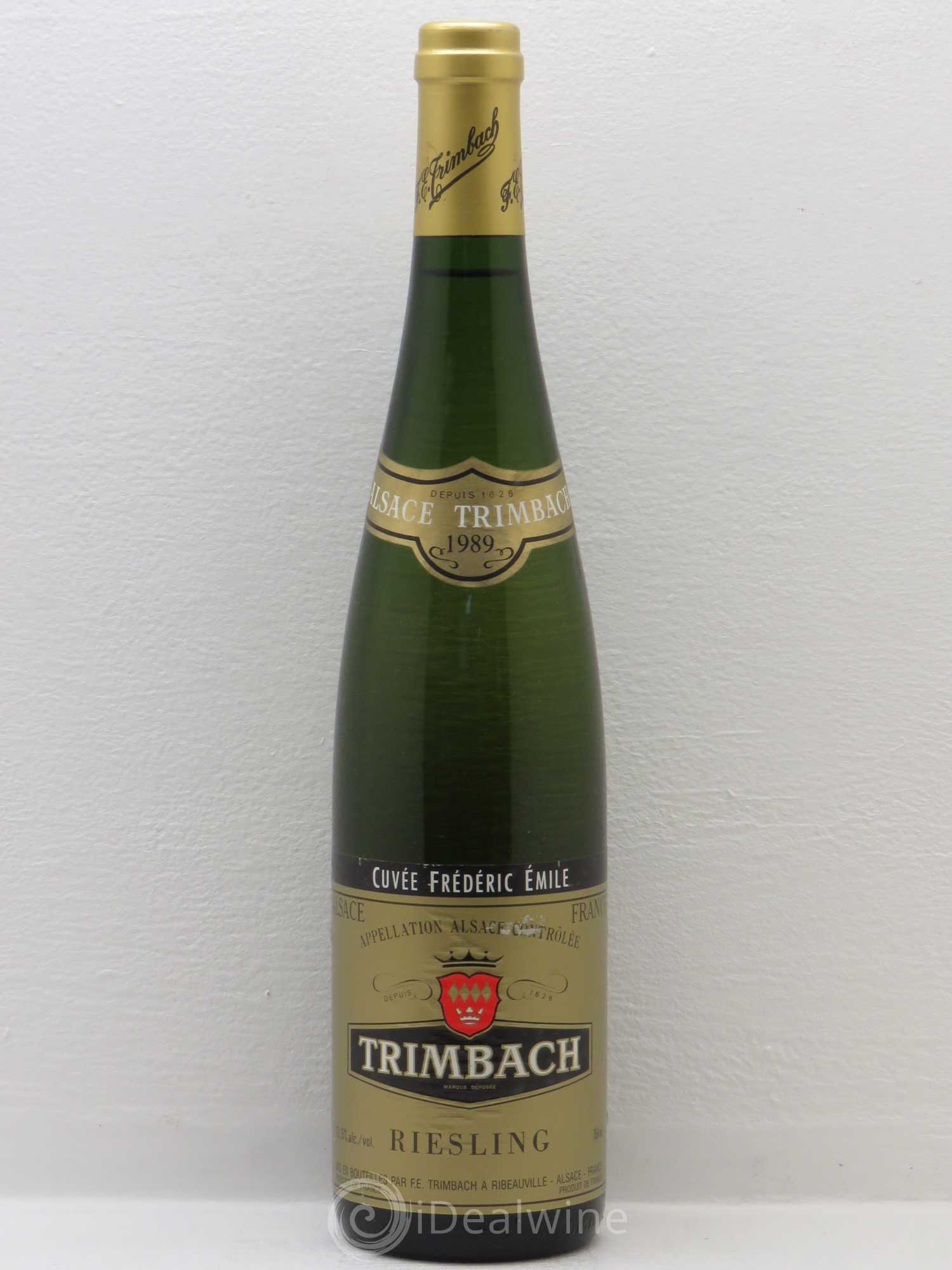 Alsace Riesling Cuvée Frédéric Emile Trimbach (Domaine) 1989 - Lot de 1 bouteille - 0