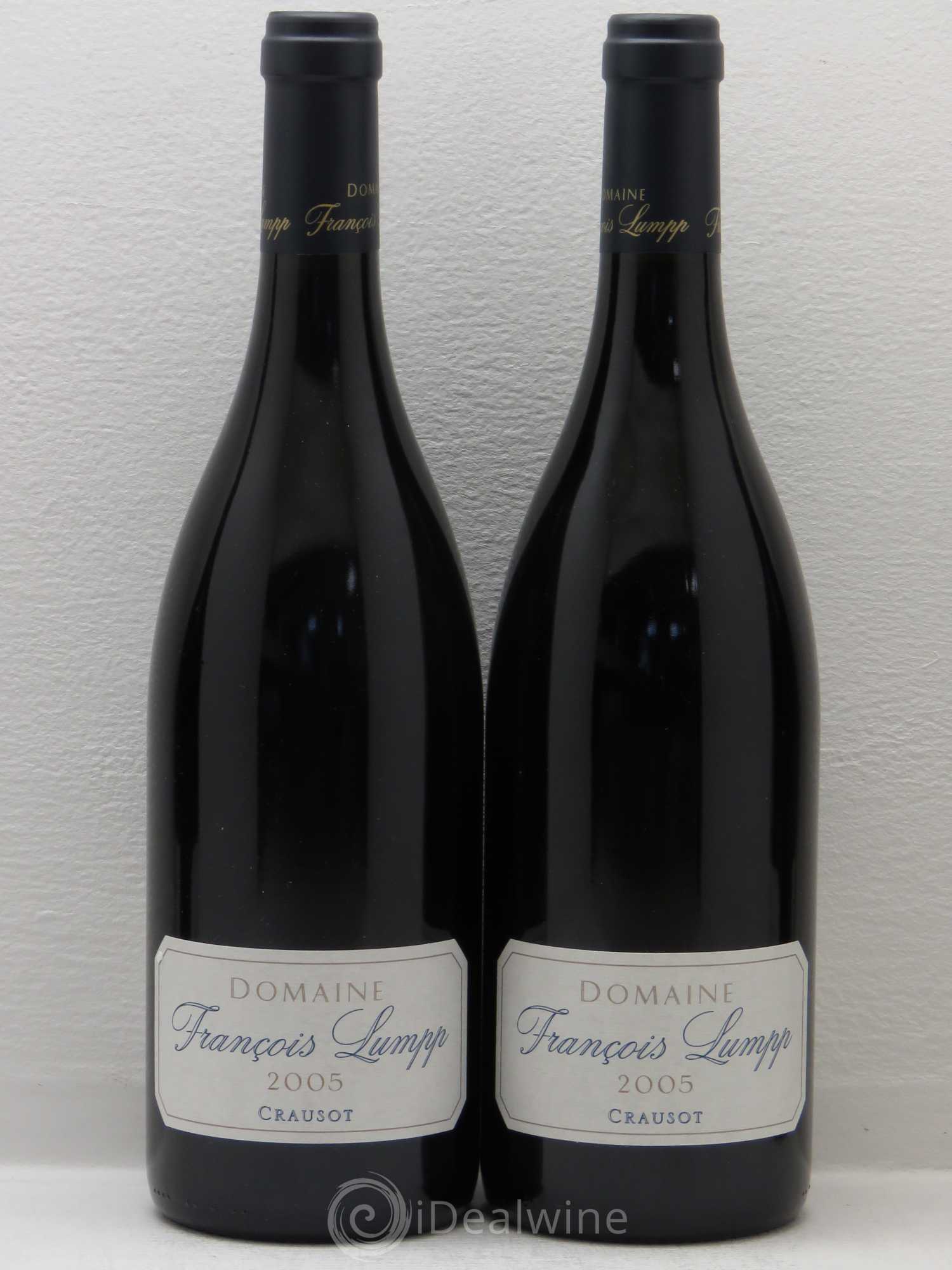 Givry 1er Cru Crausot François Lumpp (Domaine) 2005 - Lot de 4 bouteilles - 1