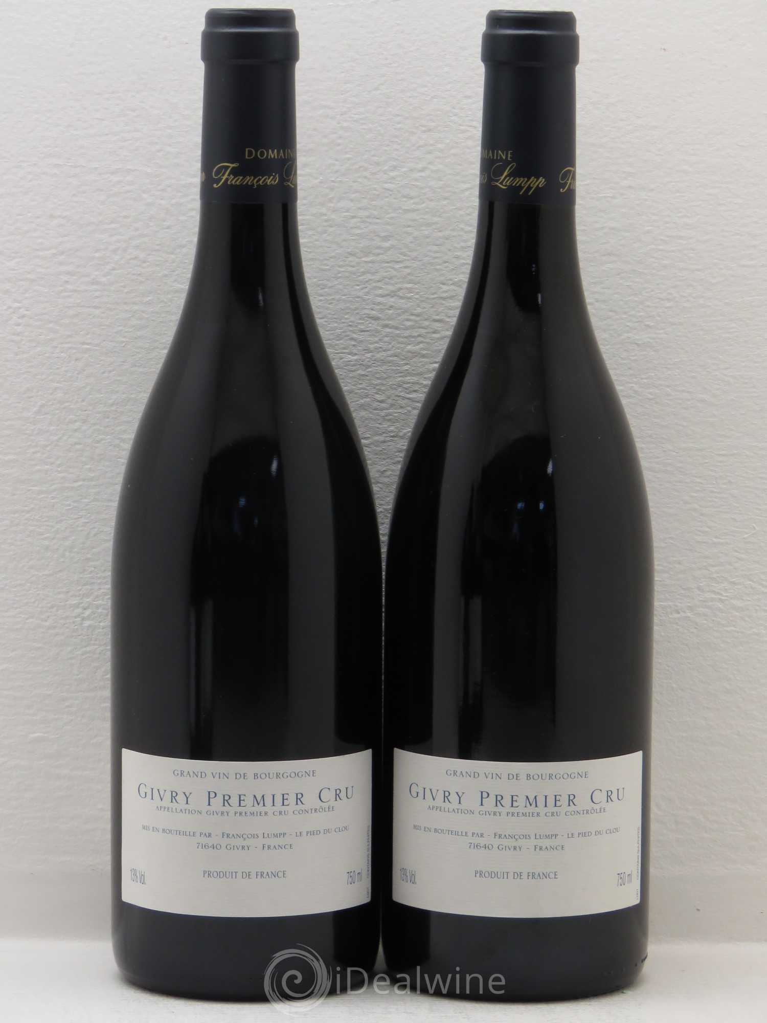 Givry 1er Cru Crausot François Lumpp (Domaine) 2005 - Lot de 4 bouteilles - 3