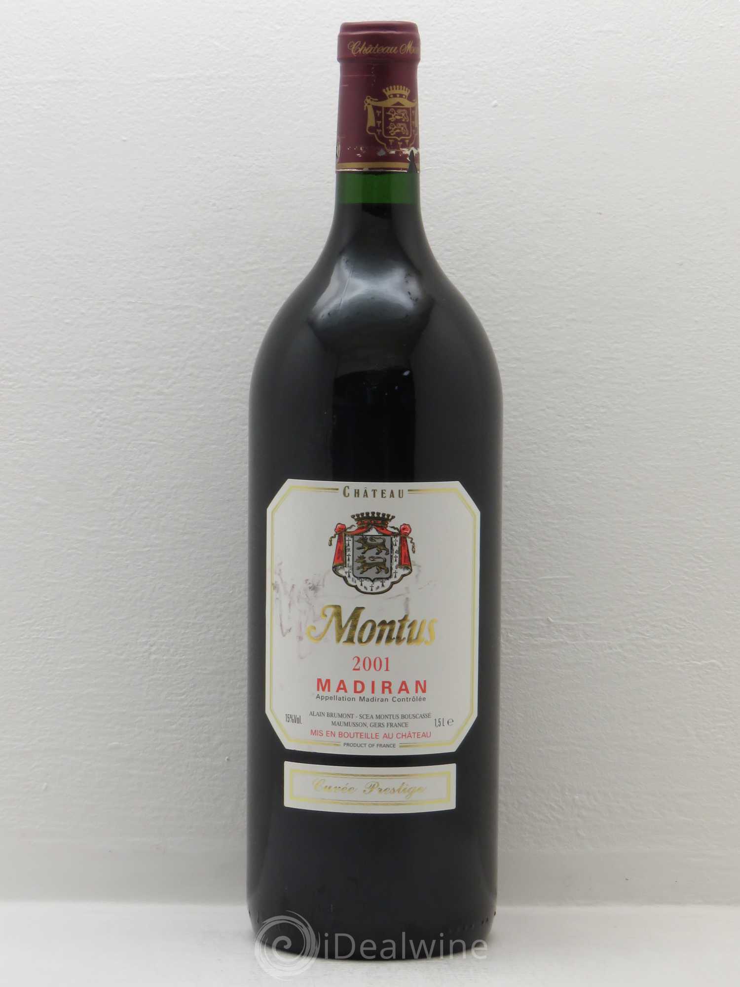 Madiran Château Montus-Prestige Alain Brumont 2001 - Lot de 1 magnum - 0