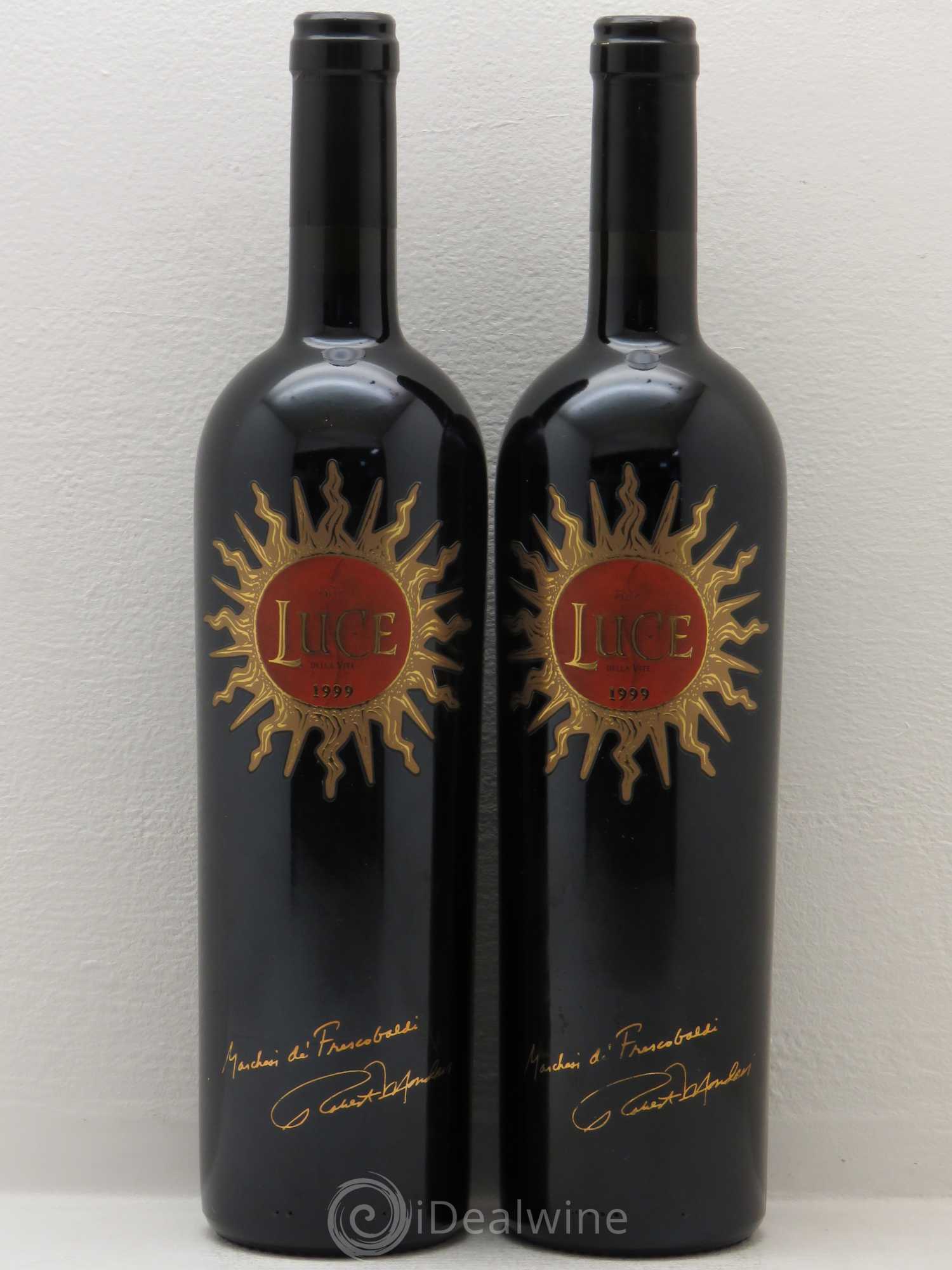 Italie Toscana Igt Frescobaldi Luce 1999 - Lot de 2 bouteilles - 0
