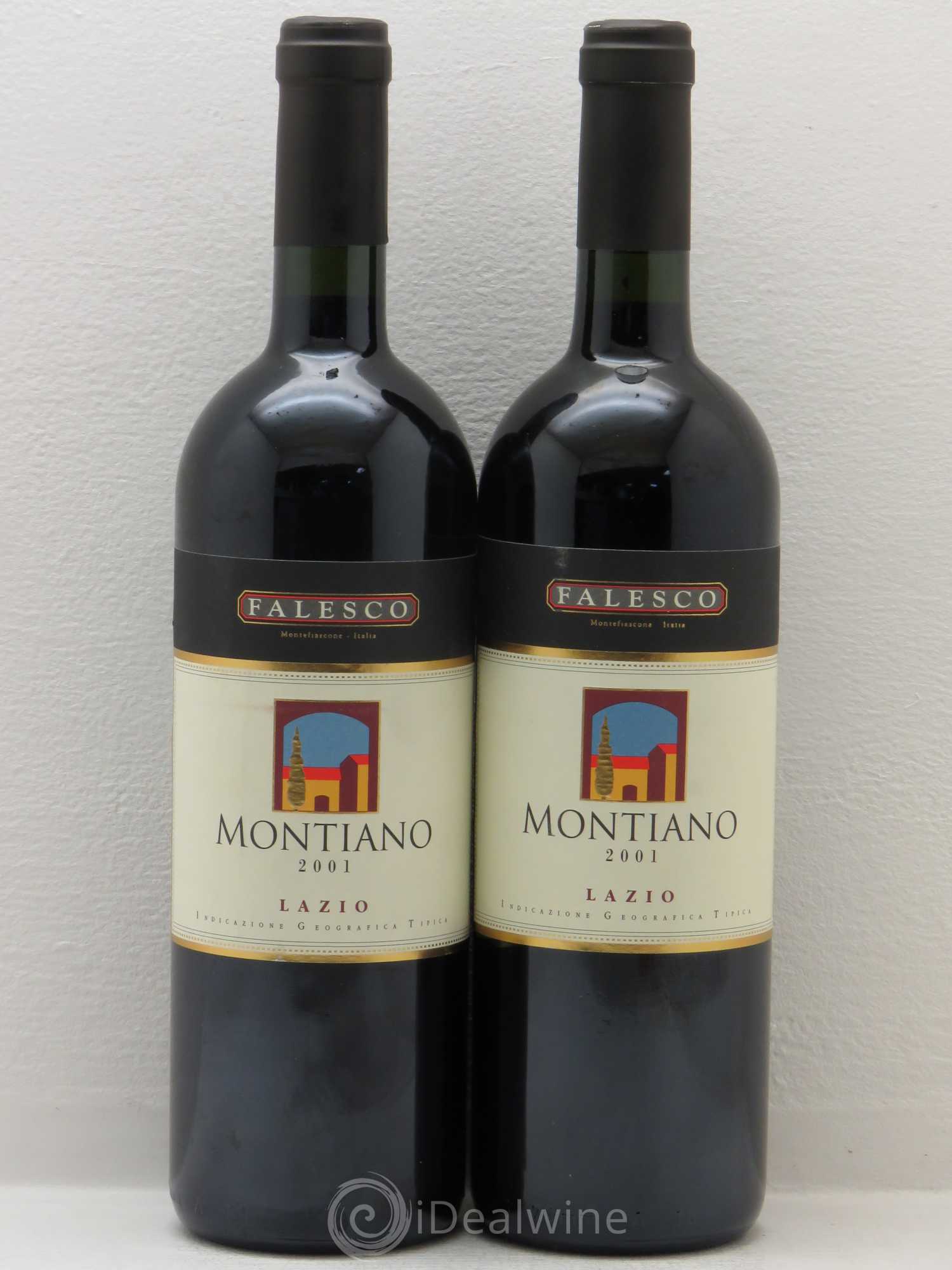 Italie Lazio Igt Montiano Falesco 2001 - Posten von 2 Flaschen - 0