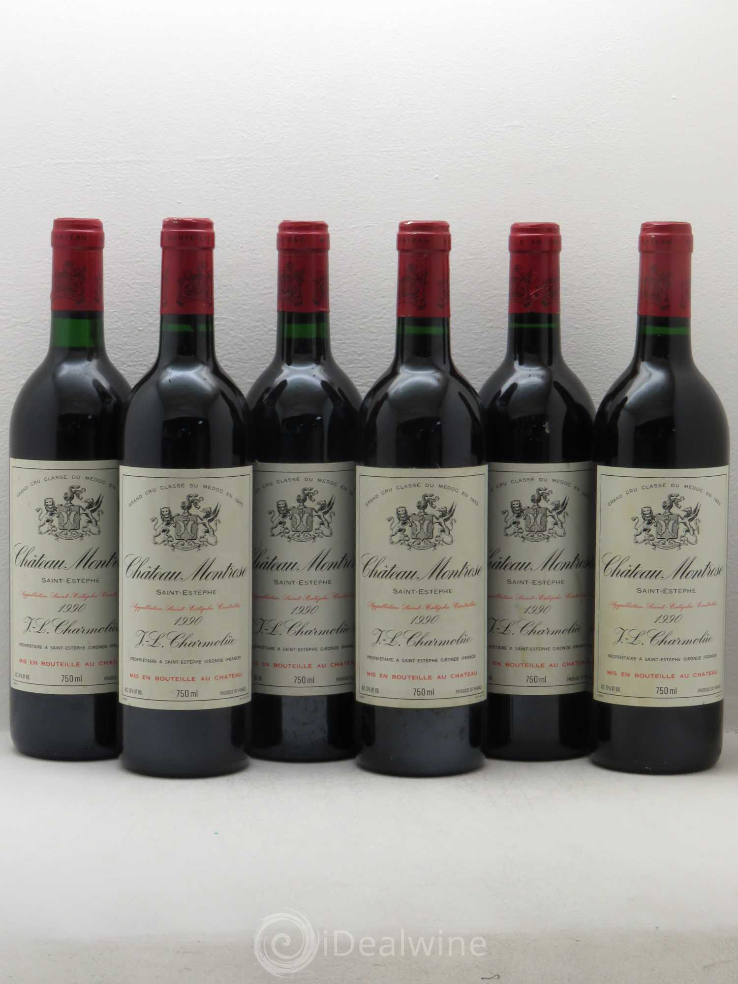 Château Montrose 2ème Grand Cru Classé 1990 - Lot de 6 bouteilles - 0