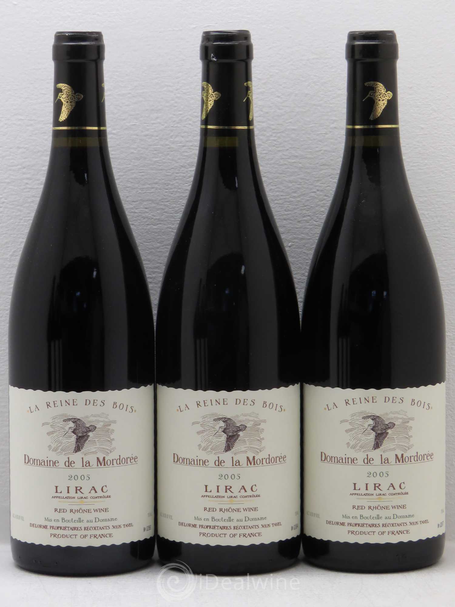Lirac Cuvée Reine des Bois La Mordorée (Domaine de) 2005 - Lot de 6 bouteilles - 1