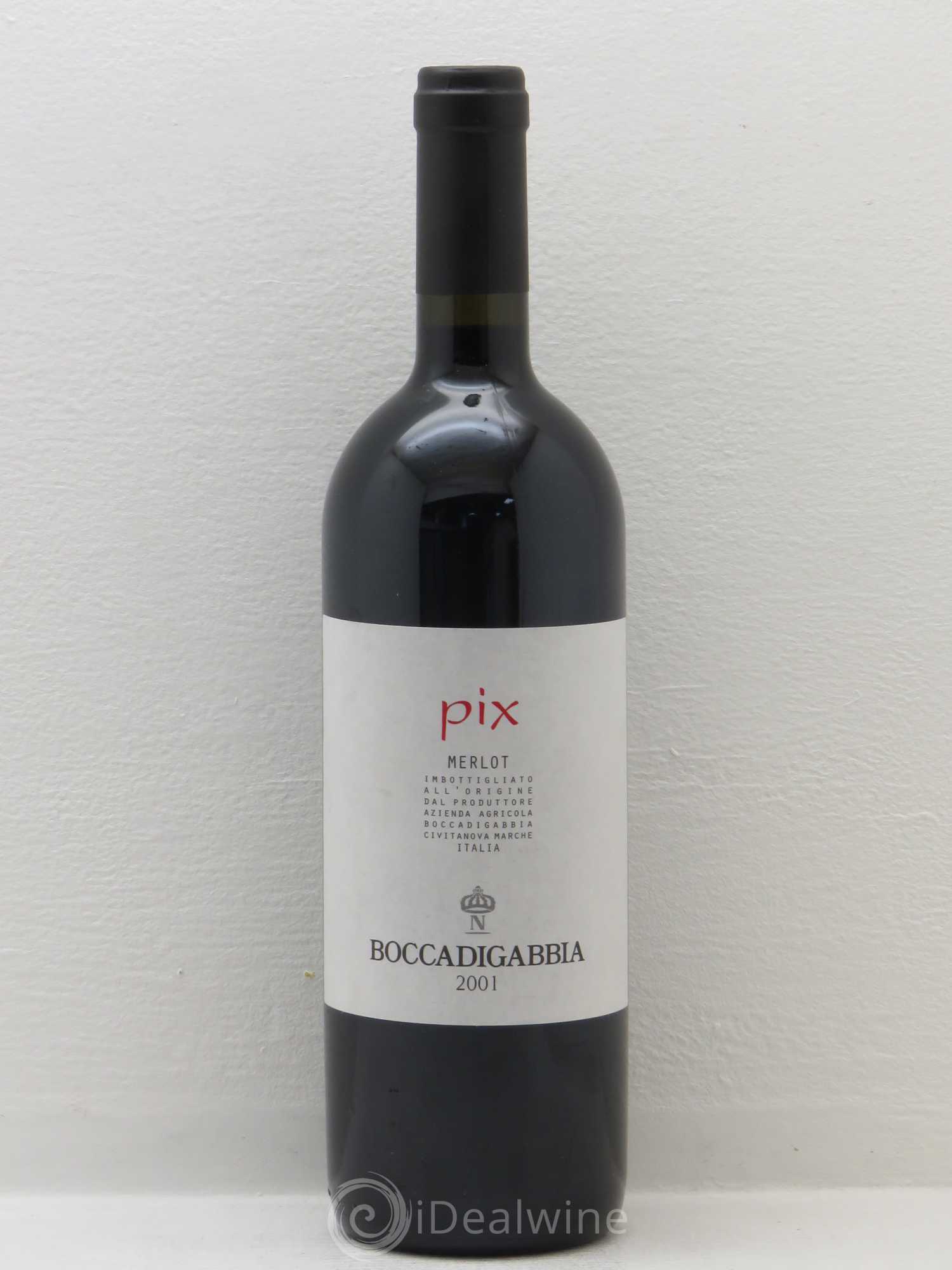 Italie Marche Igt Boccadigabbia Pix Merlot 2001 - Posten von 1 Flasche - 0