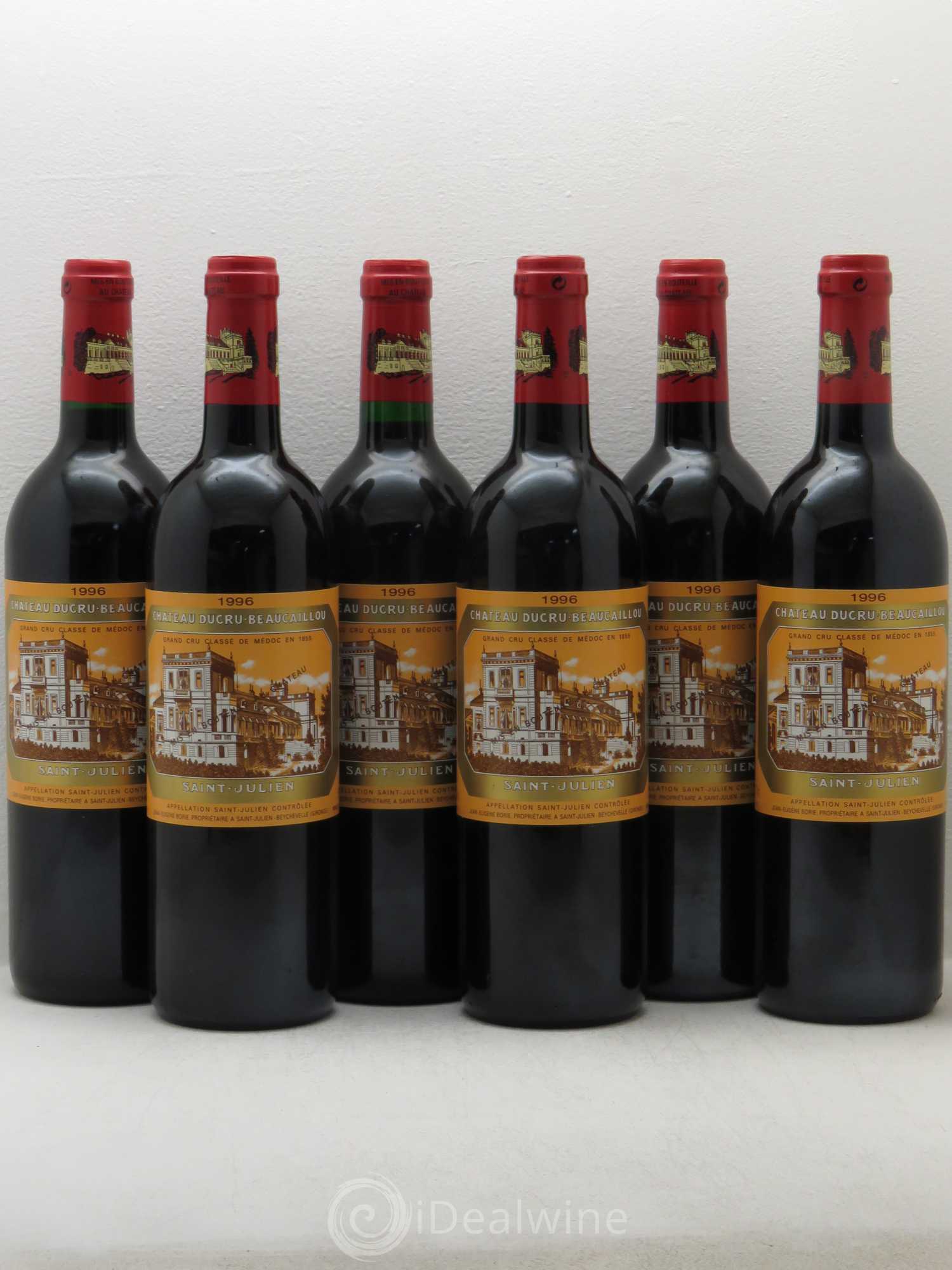 Château Ducru Beaucaillou 2ème Grand Cru Classé 1996 - Lot de 6 bouteilles - 0