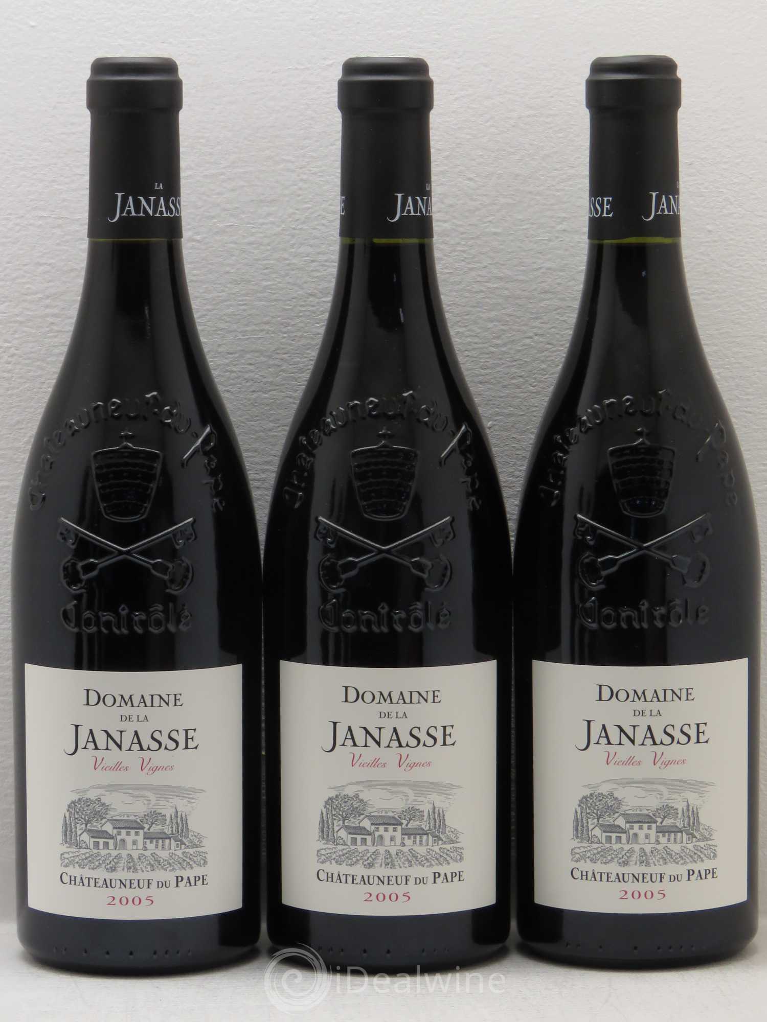 Châteauneuf-du-Pape Cuvée Vieilles Vignes La Janasse (Domaine de) 2005 - Lot de 6 bouteilles - 1