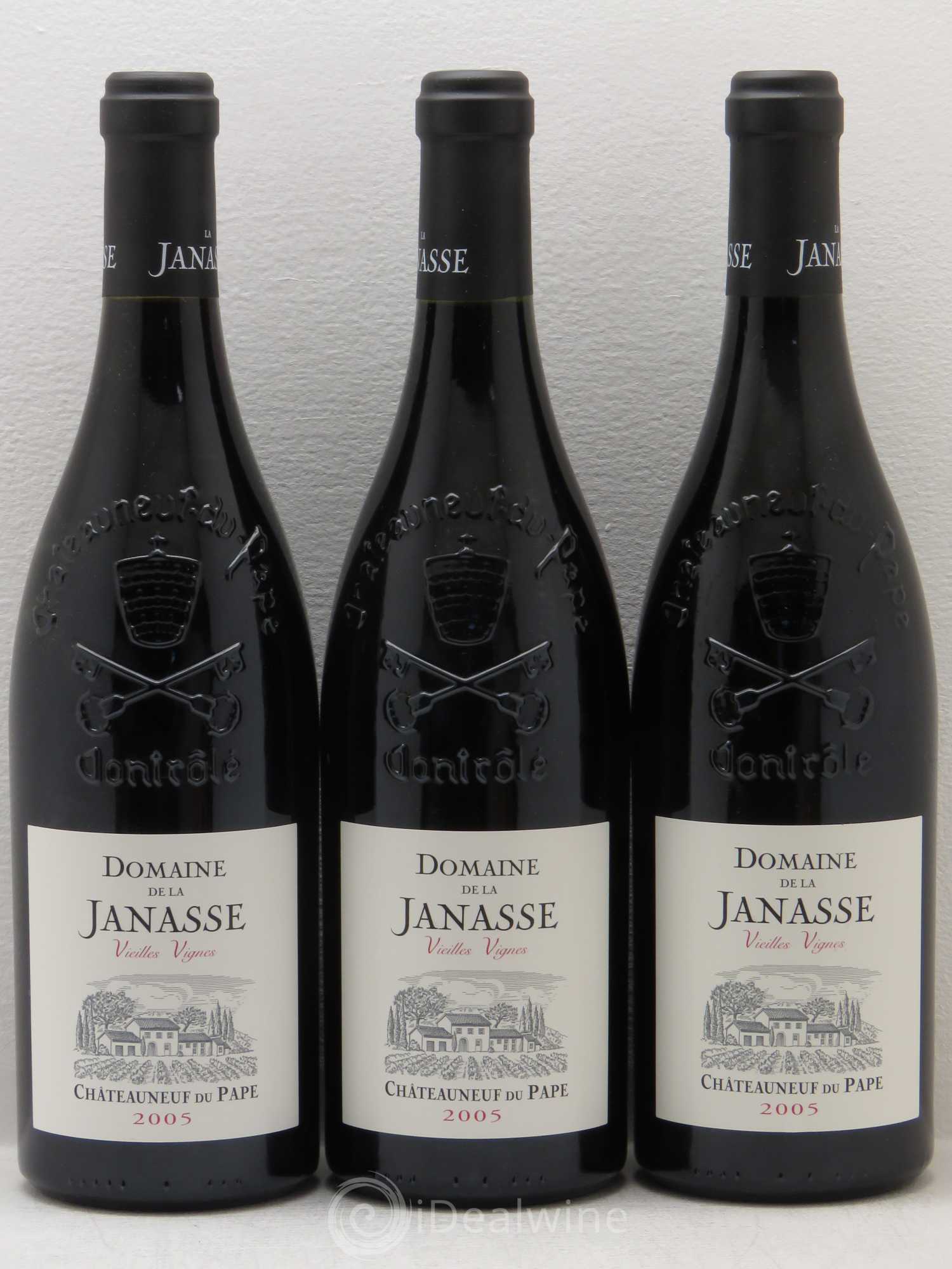Châteauneuf-du-Pape Cuvée Vieilles Vignes La Janasse (Domaine de) 2005 - Lot de 6 bouteilles - 2