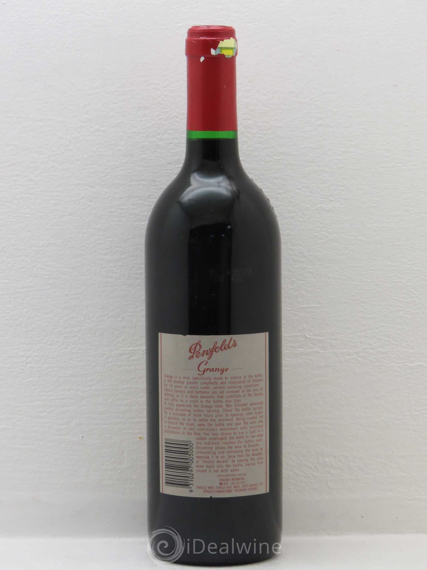 South Australia Penfolds Wines Grange Bin 95 Bin 95 1995 - Lot de 1 bouteille - 1
