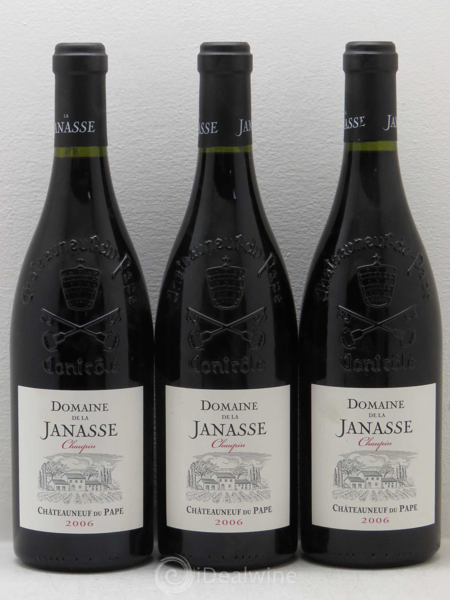 Châteauneuf-du-Pape Cuvée Chaupin La Janasse (Domaine de) 2006 - Lot de 3 bouteilles - 0