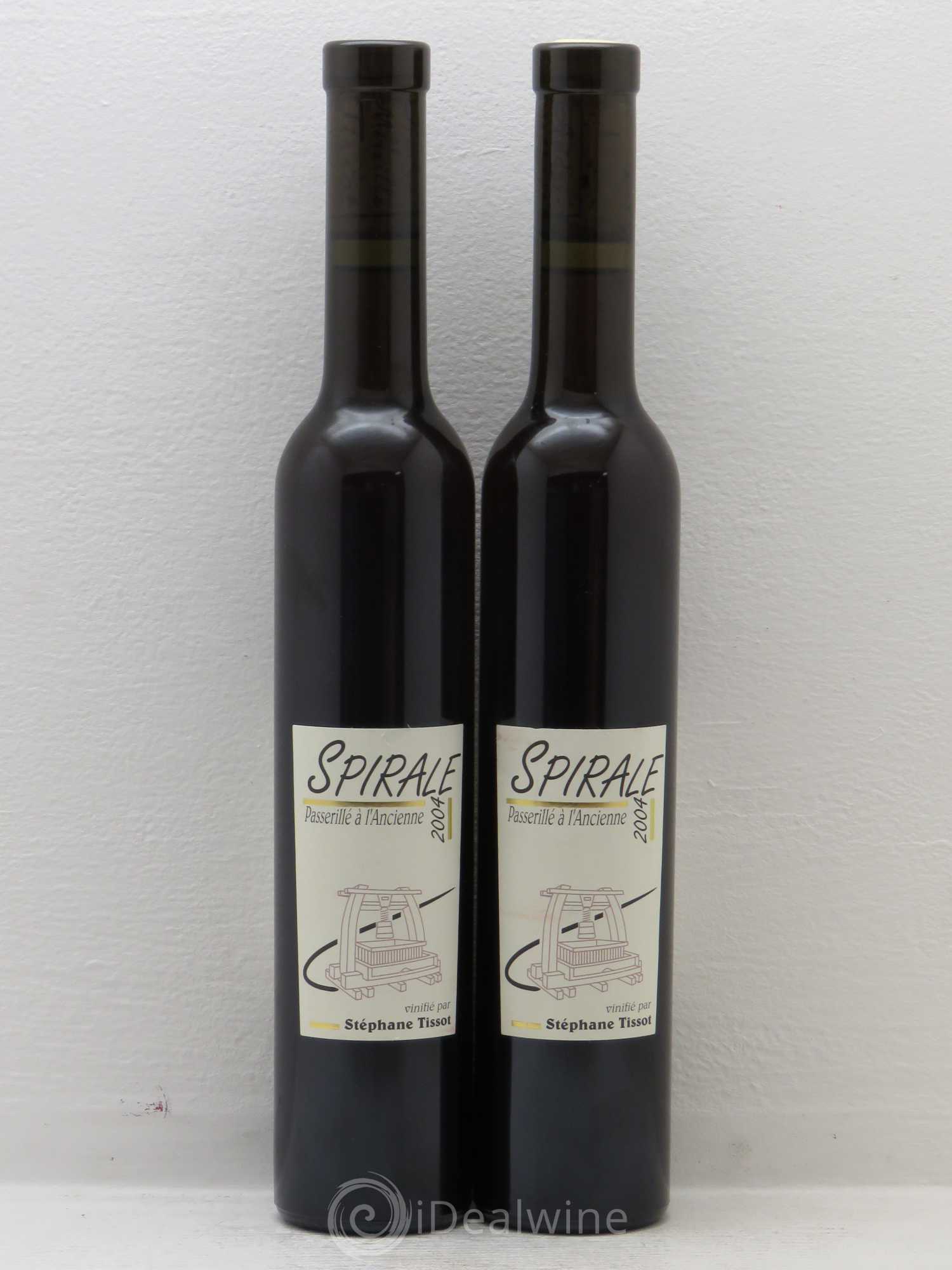 Divers Spirale - Moût de raisins partiellement fermenté issu de raisins passerillés - André&Mireille Tissot 2004 - Posten von 2 Demi-Flaschen - 0