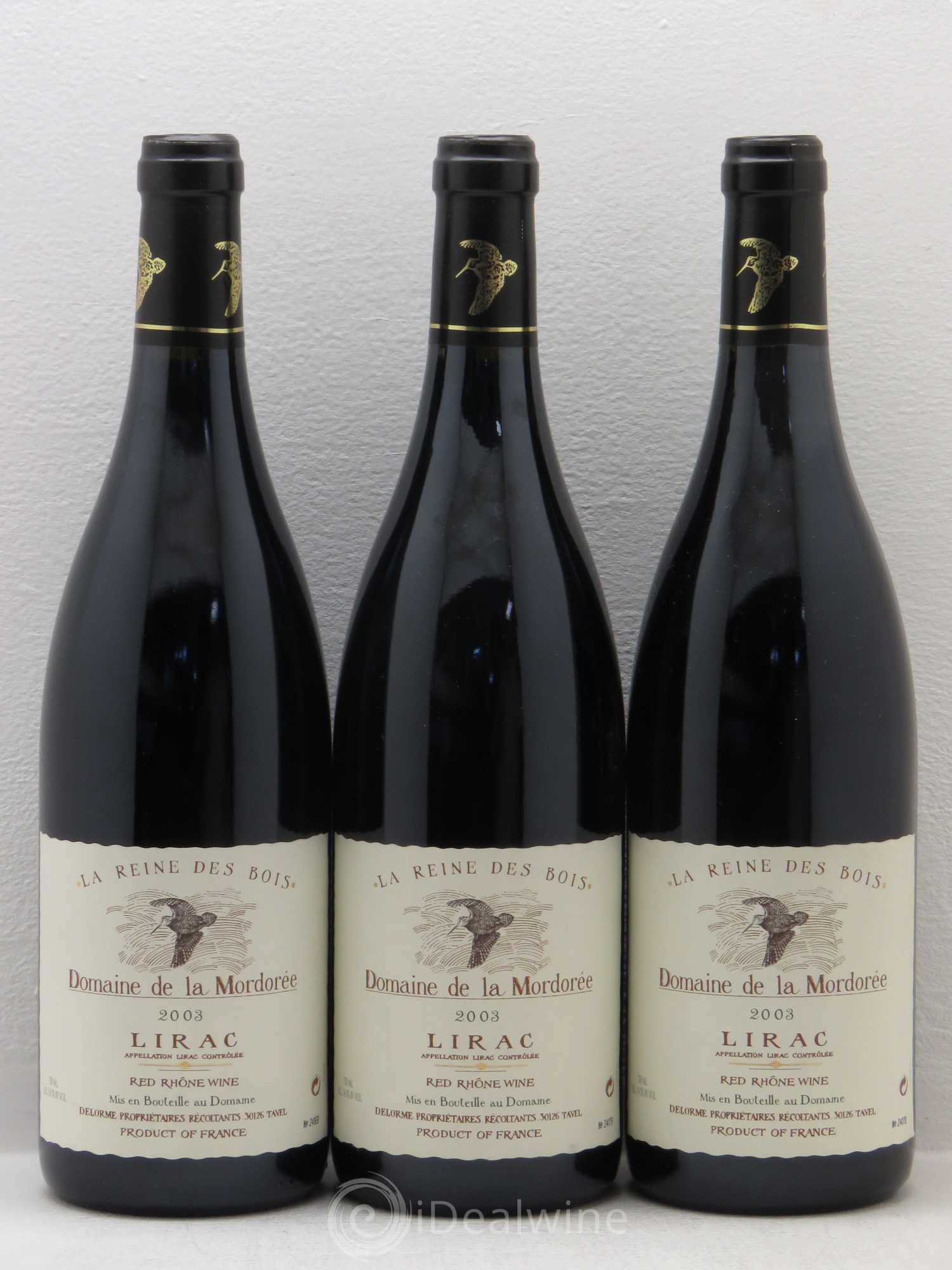 Lirac Cuvée Reine des Bois La Mordorée (Domaine de) 2003 - Lot de 6 bouteilles - 2