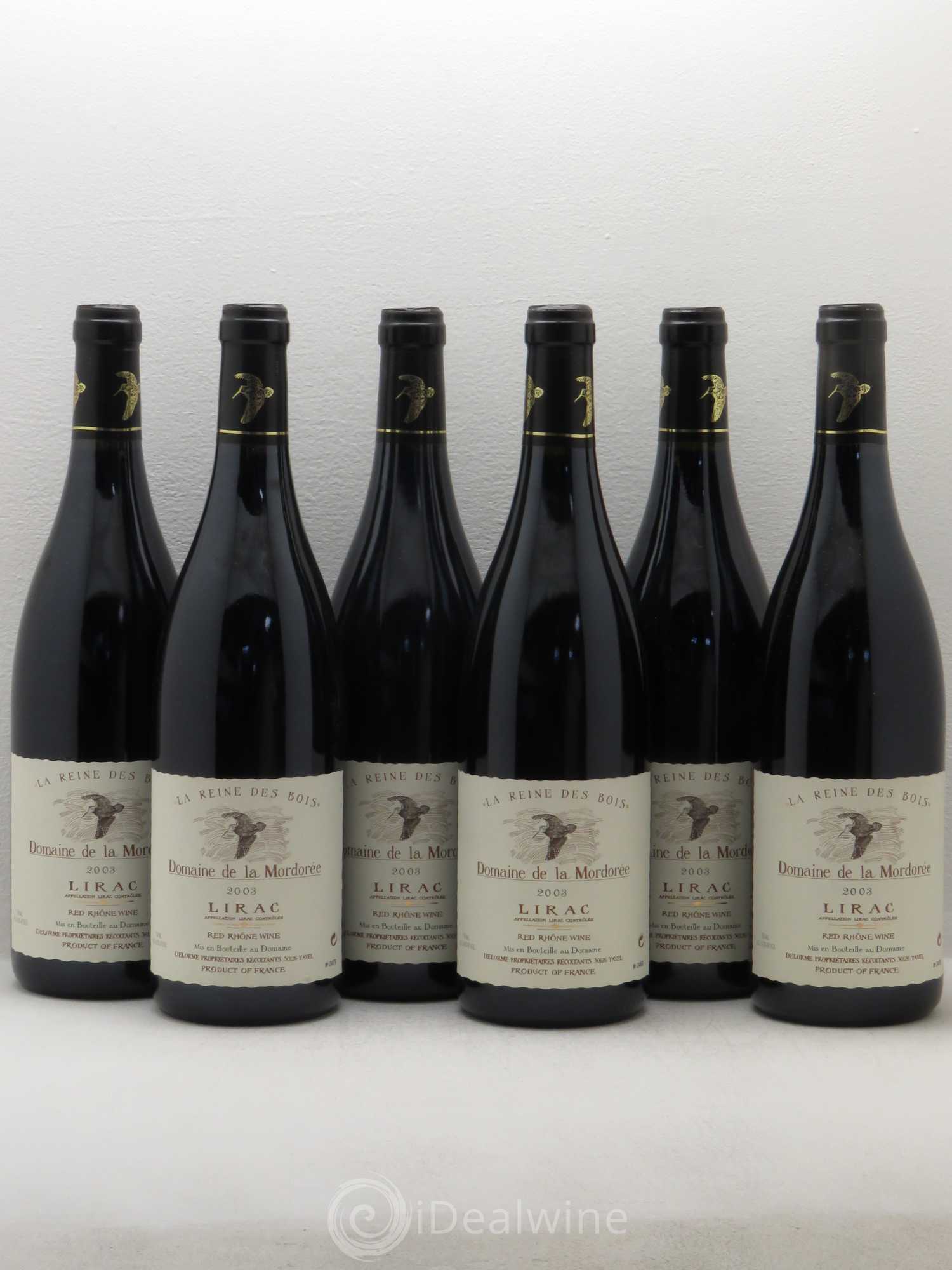 Lirac Cuvée Reine des Bois La Mordorée (Domaine de) 2003 - Lot de 6 bouteilles - 0