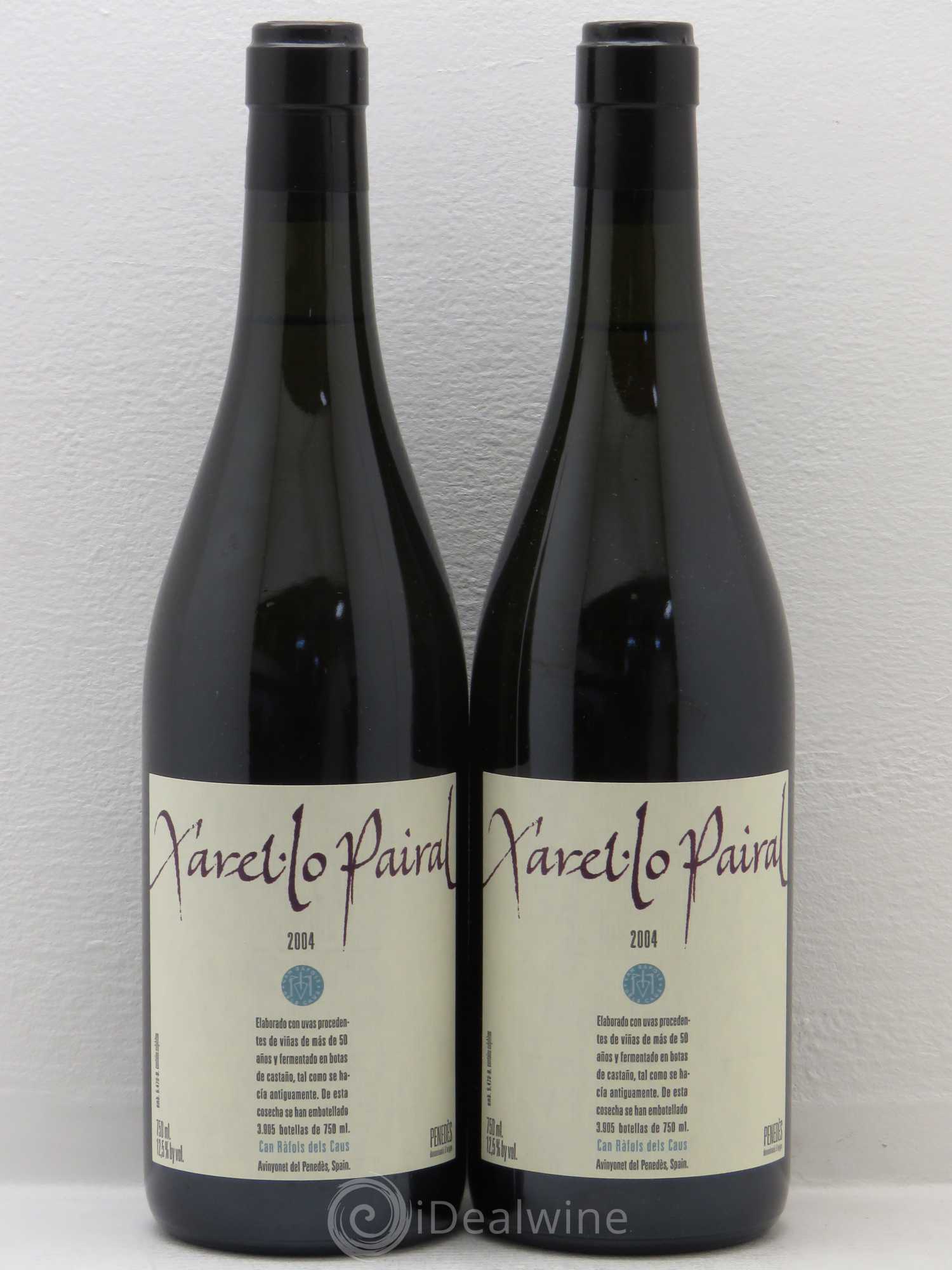 Espagne Penedès D.O. Can Rafols Dels Caus Xarel Lo Pairel 2004 - Posten von 2 Flaschen - 0
