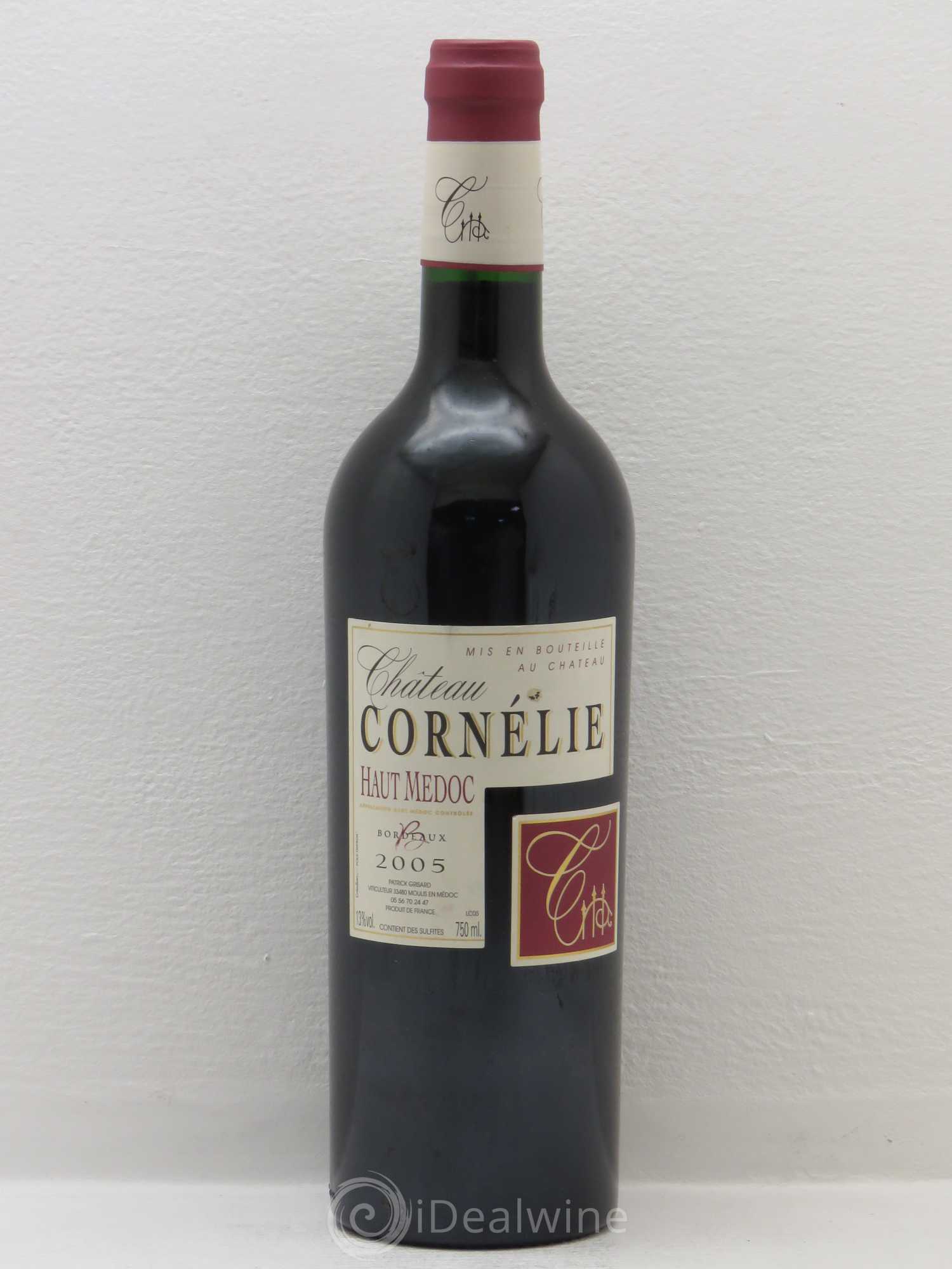 Bordeaux Haut-Médoc Château Cornélie 2005 - Posten von 1 Flasche - 0